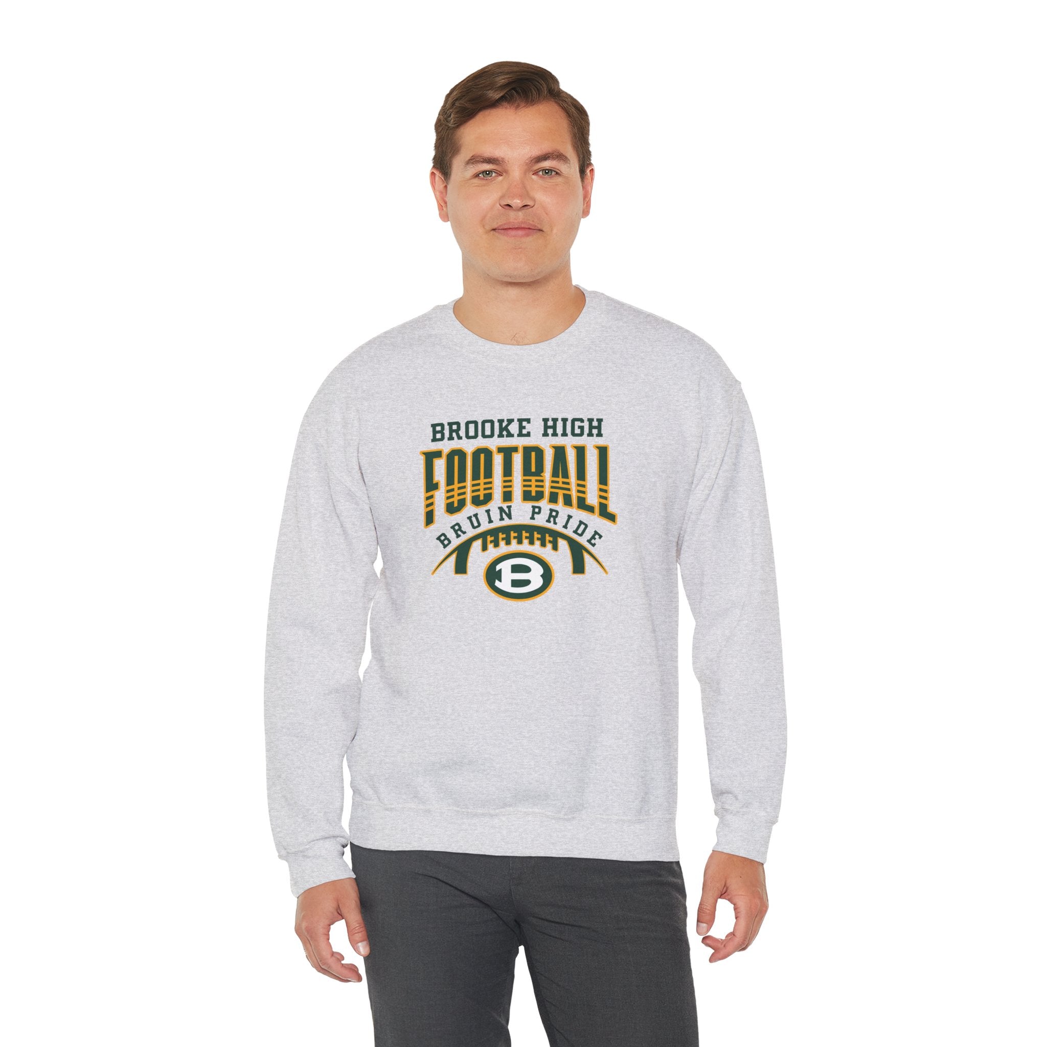 Adult Unisex Bruin Pride Football Graphic Sweatshirt