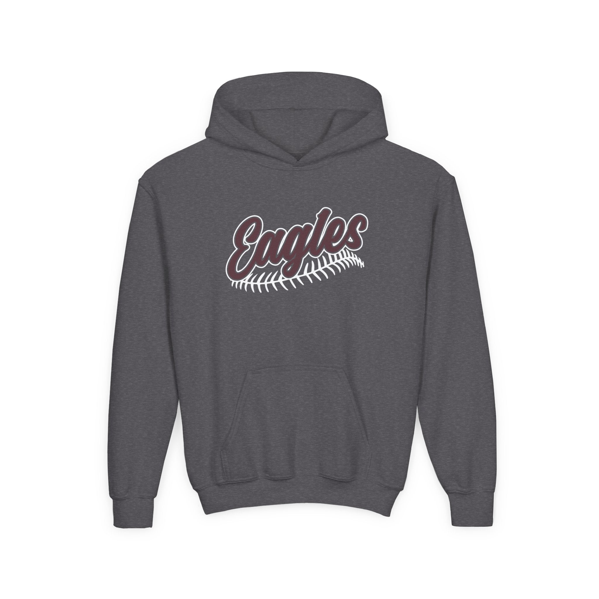 Youth New Albany Script Stitch Eagles Graphic Hoodie