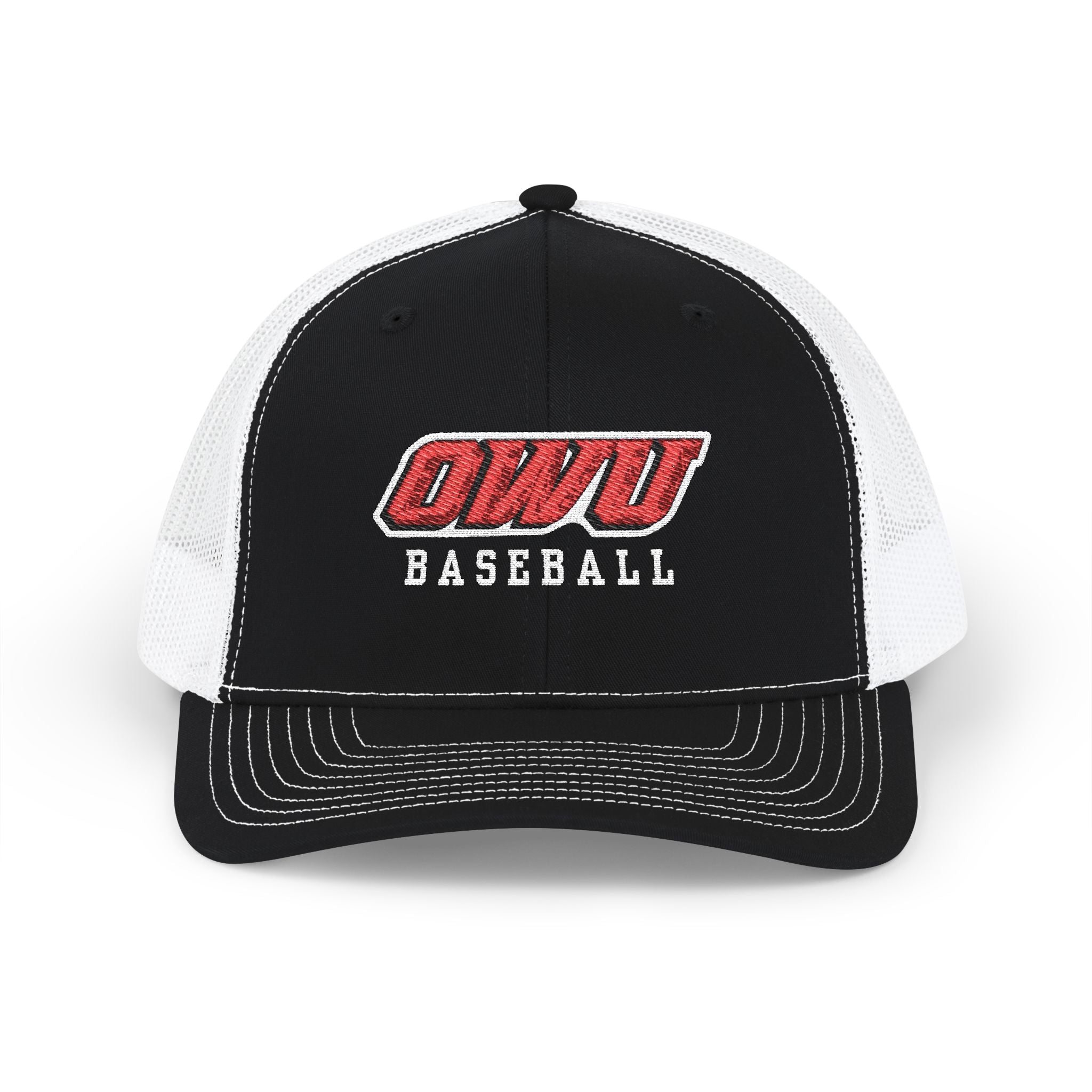 Adult Unisex OWU Baseball Embroidered Richardson 112 Snapback Trucker Hat