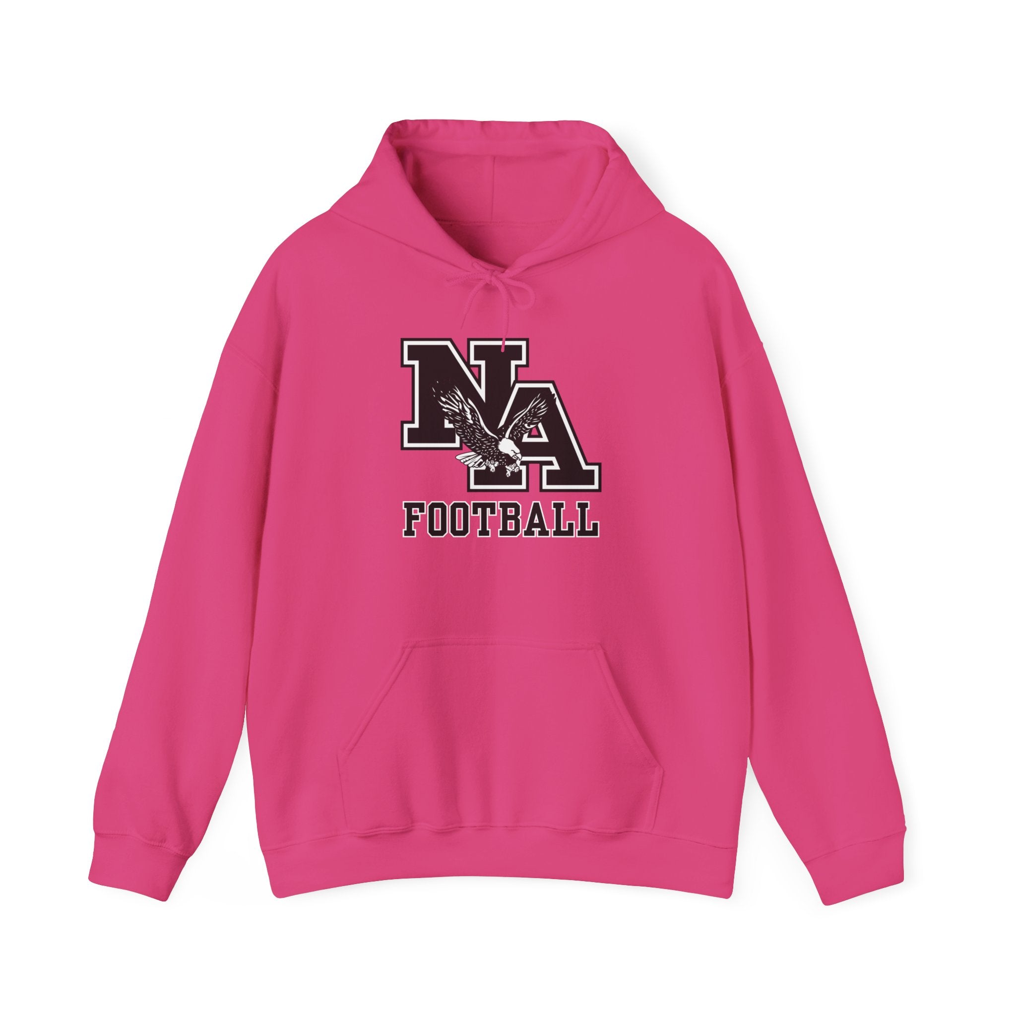 Adult Unisex Classic Logo Black Football Graphic Hoodie