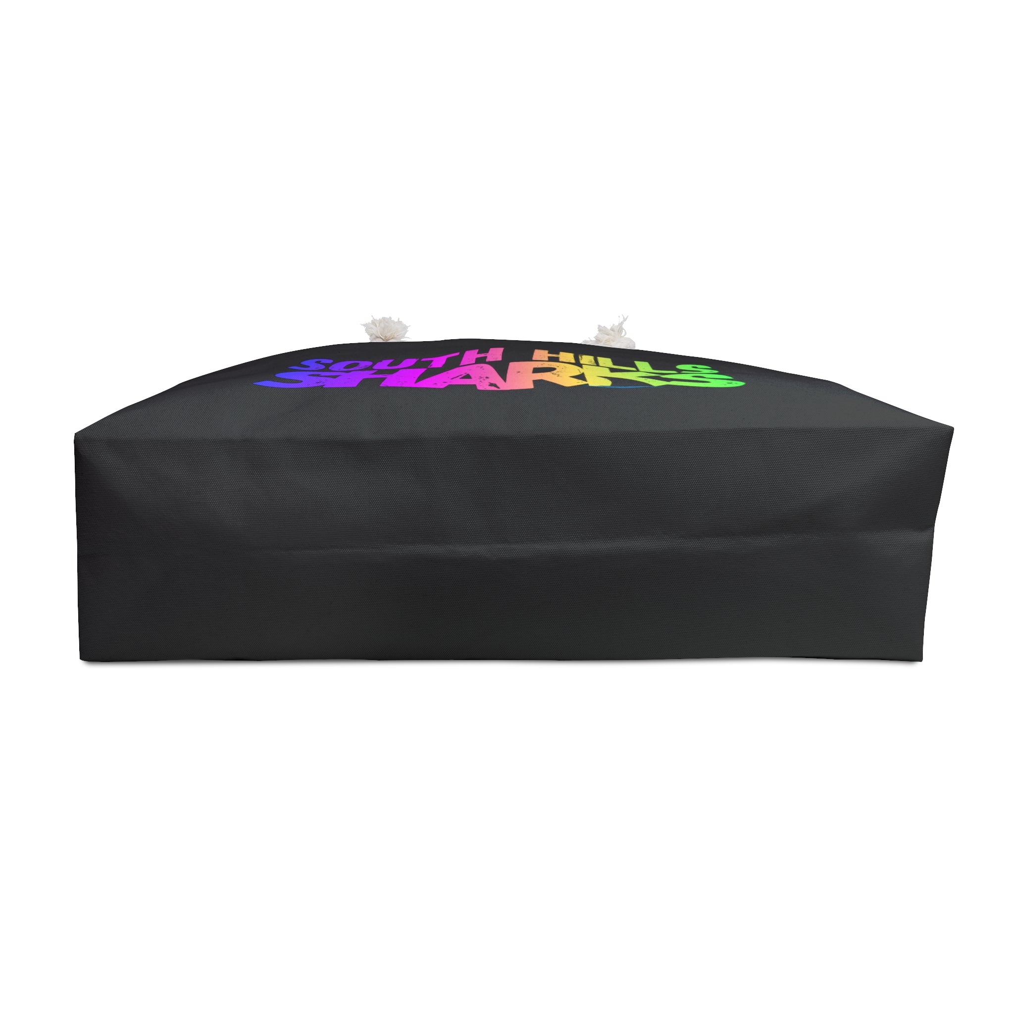 South Hills Sharks Neon Rainbow Graphic Large Summer Tote