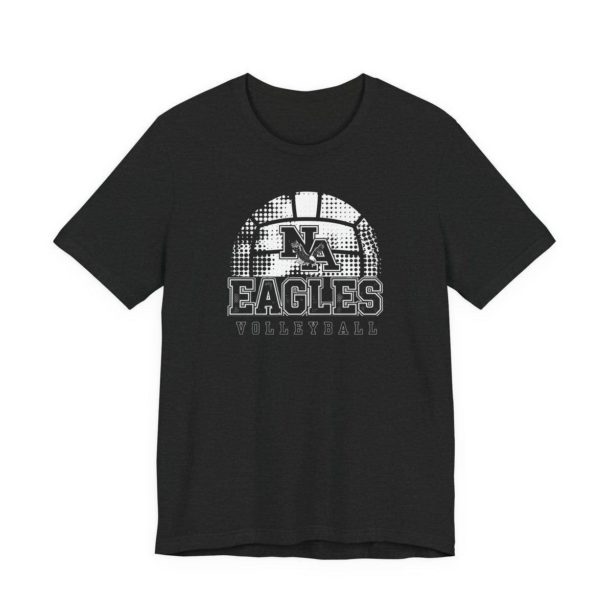 Adult Unisex New Albany Eagles Spike it Graphic Short Sleeve Soft Tee