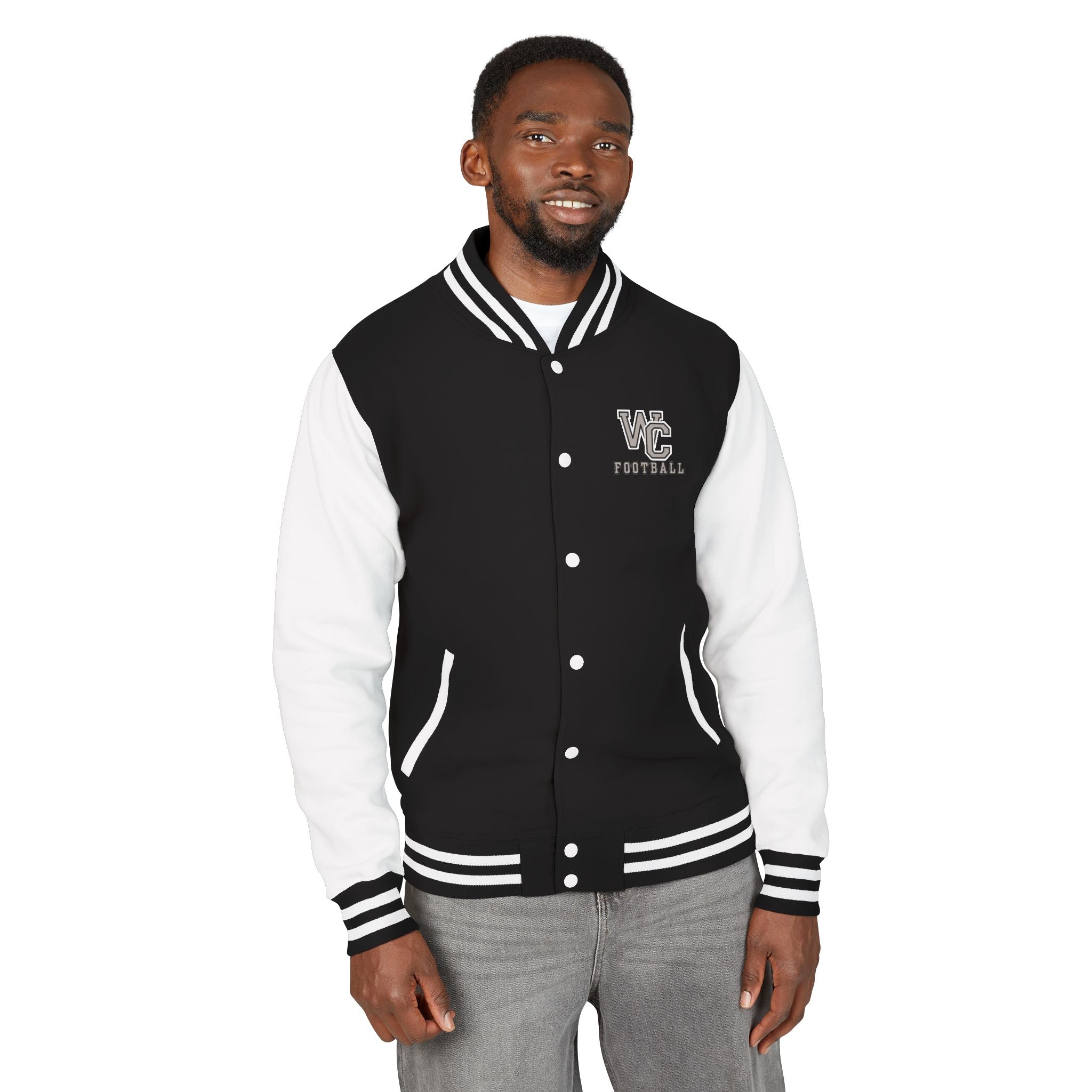 Adult Unisex Westerville Central Football Heavyweight Varsity Bomber Jacket