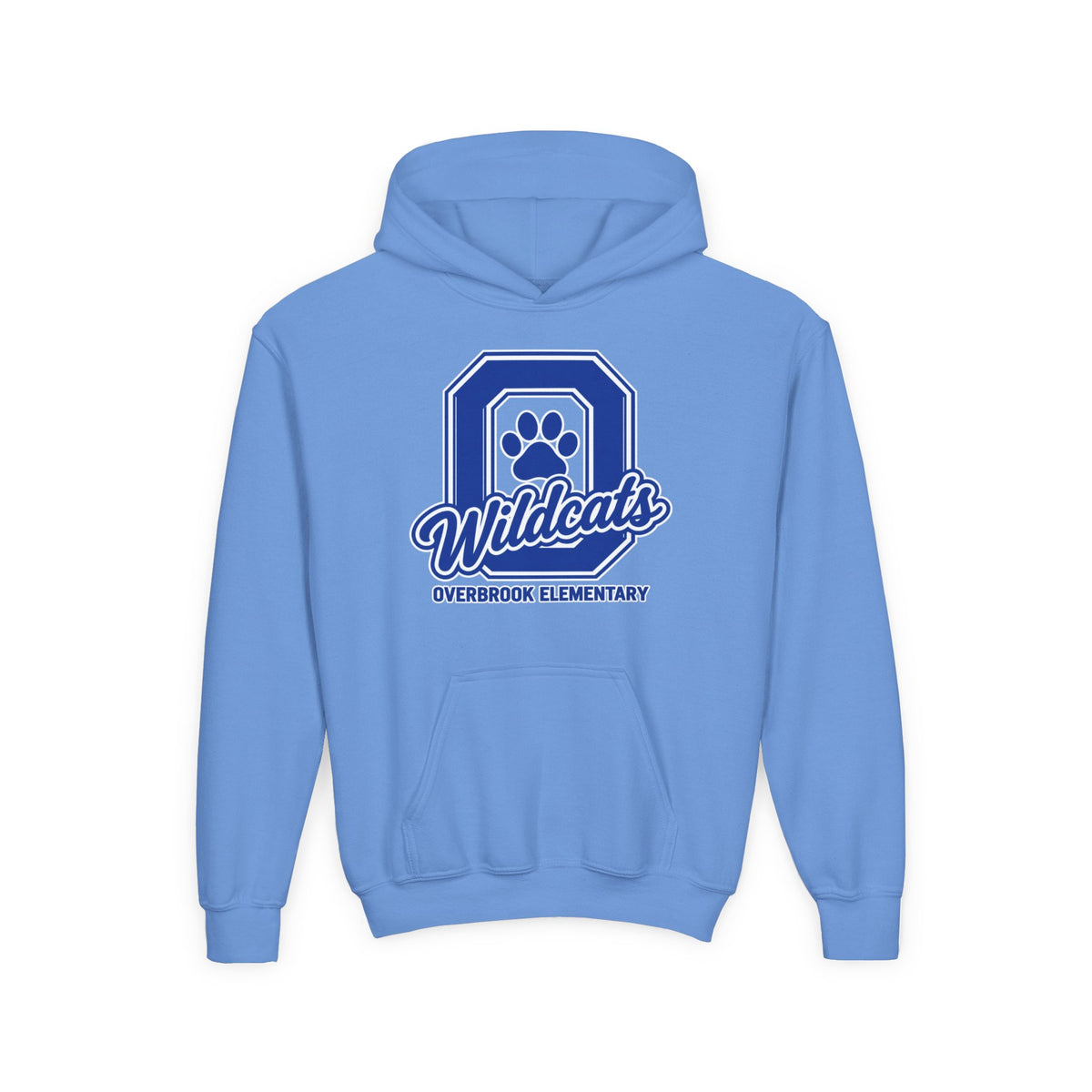 Youth Overbrook Elementary Wildcats Block Letter Graphic Hoodie
