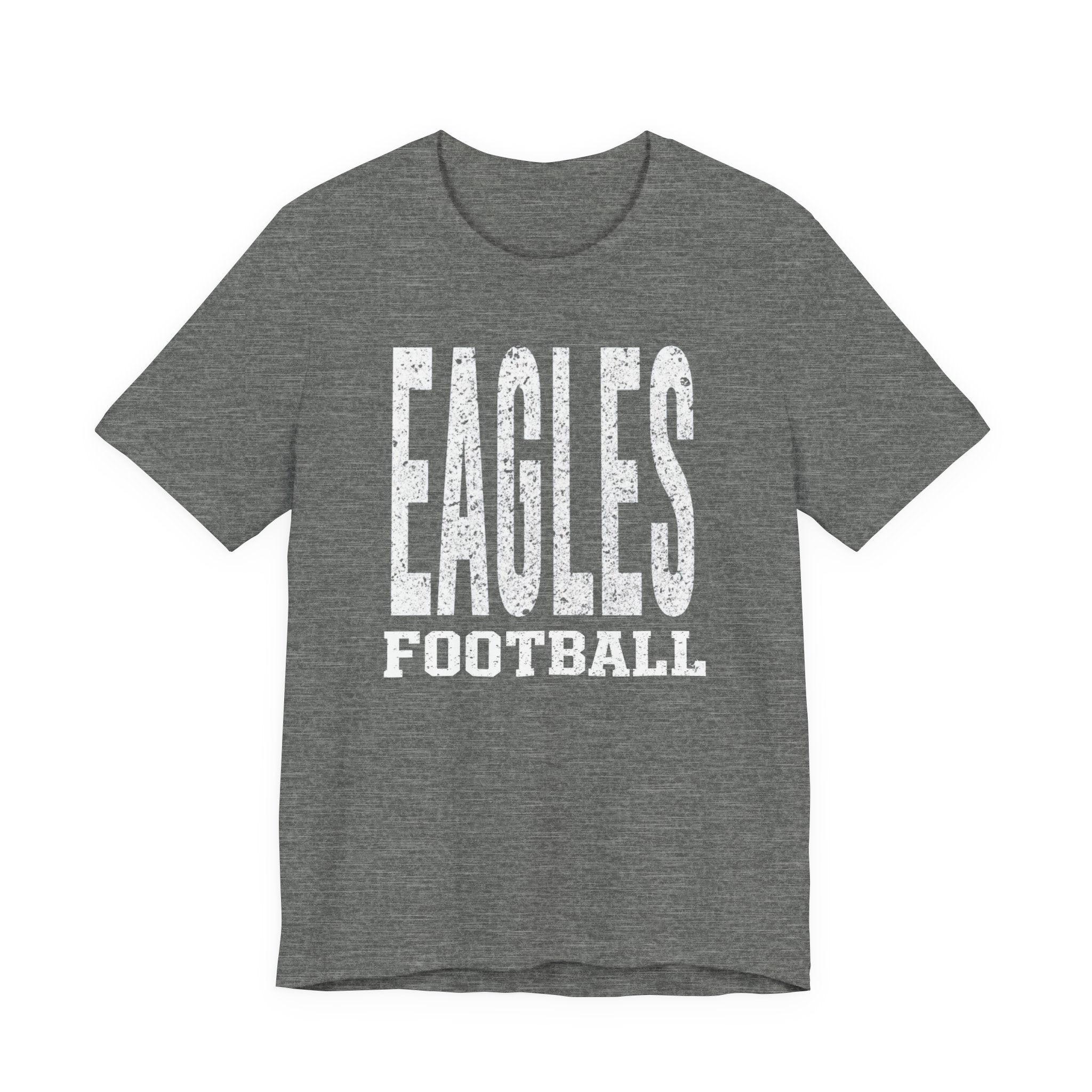 Adult Unisex New Albany Football Distressed Enlarged Graphic Short Sleeve Soft Tee