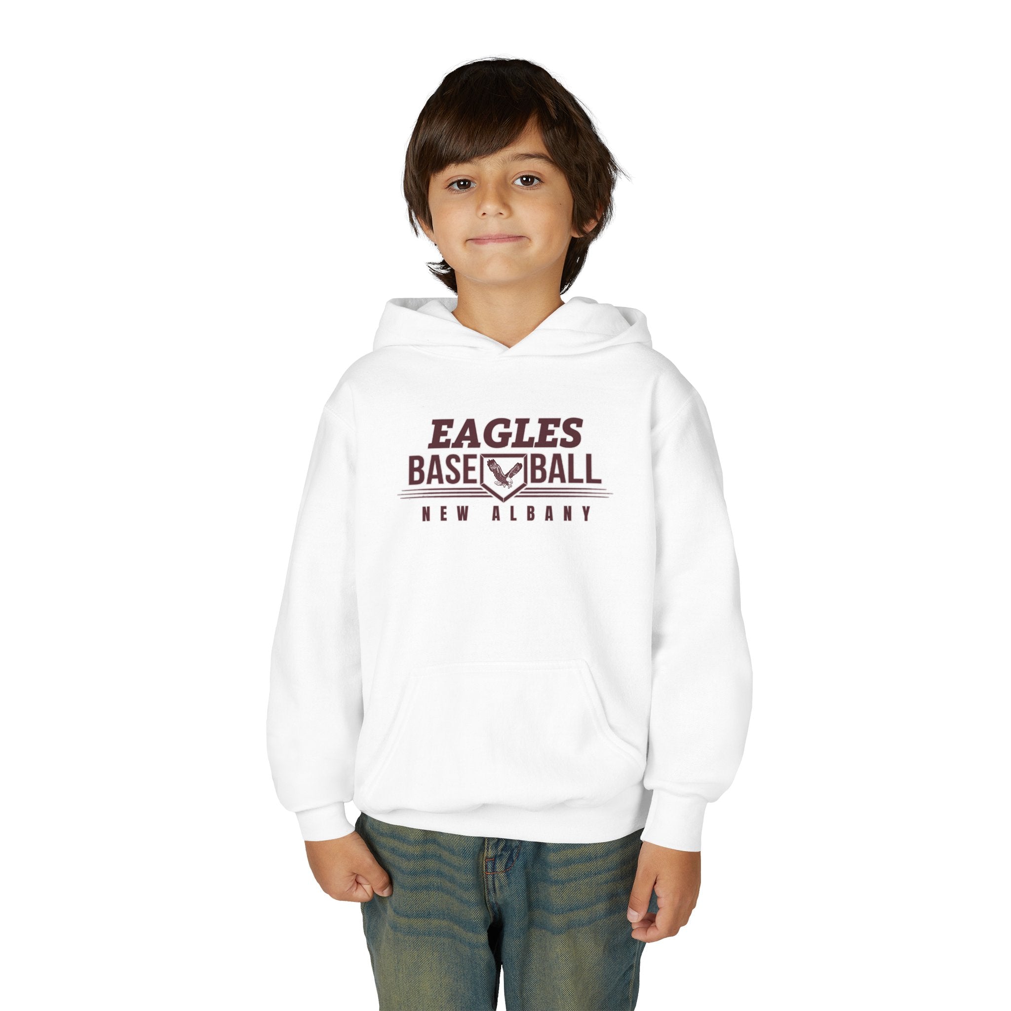 Youth New Albany Eagles Home Plate Pride Graphic Hoodie