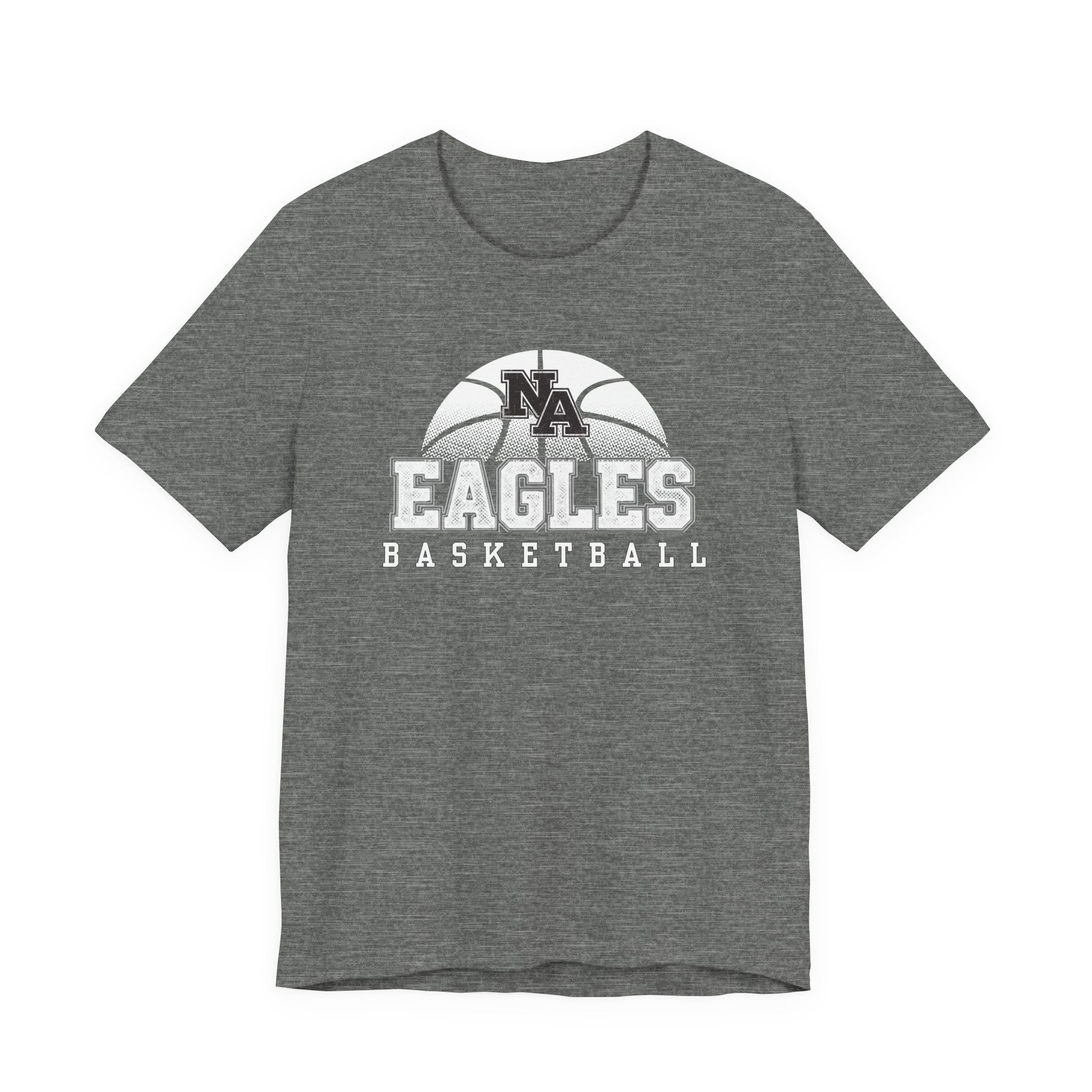 Adult Unisex New Albany Eagles Basketball Fast Break Graphic Short Sleeve Soft Tee