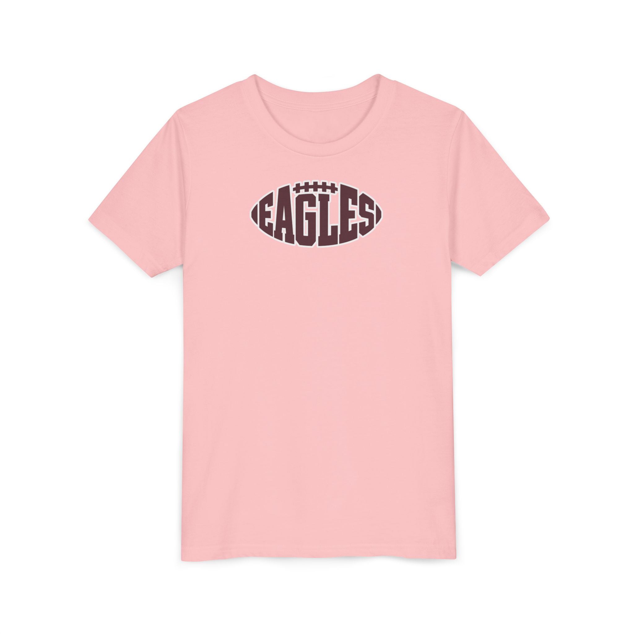 Youth New Albany Football Eagle Ball Graphic Short Sleeve Bella + Canvas Soft Tee