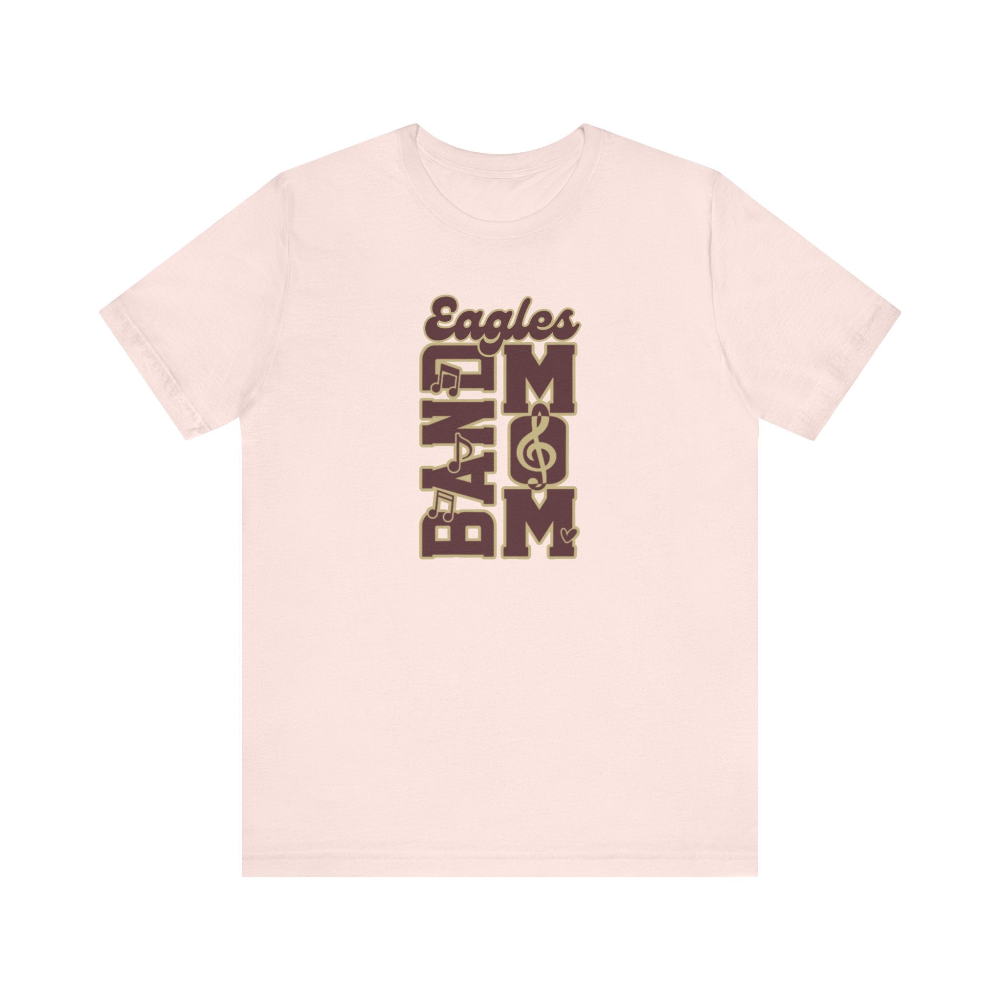 Adult Unisex Eagles Band Mom Graphic Short Sleeve Soft Tee