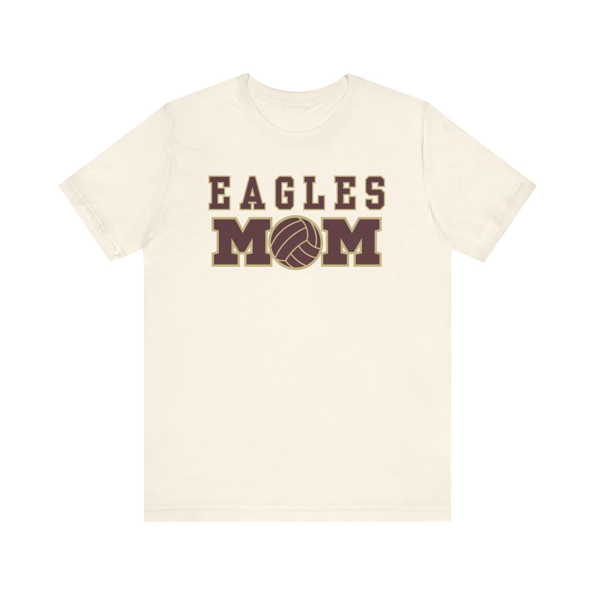 Adult Unisex Eagles Water Polo Mom Graphic Short Sleeve Soft Tee