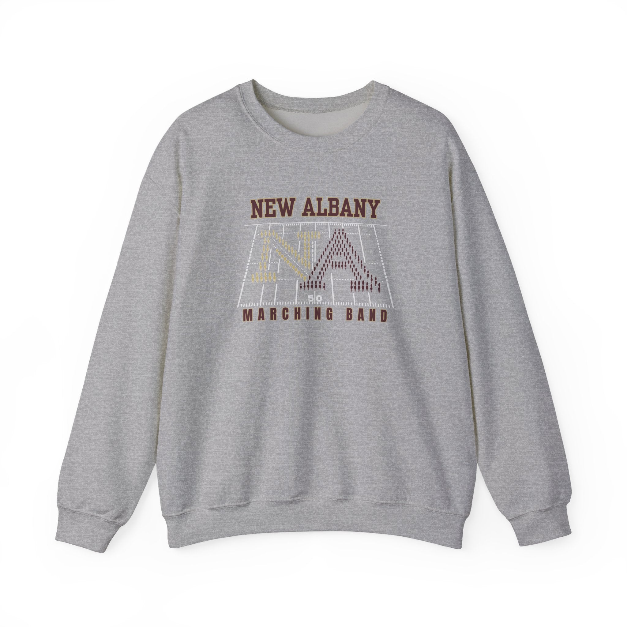 Adult Unisex New Albany Band Field Formation Graphic Sweatshirt