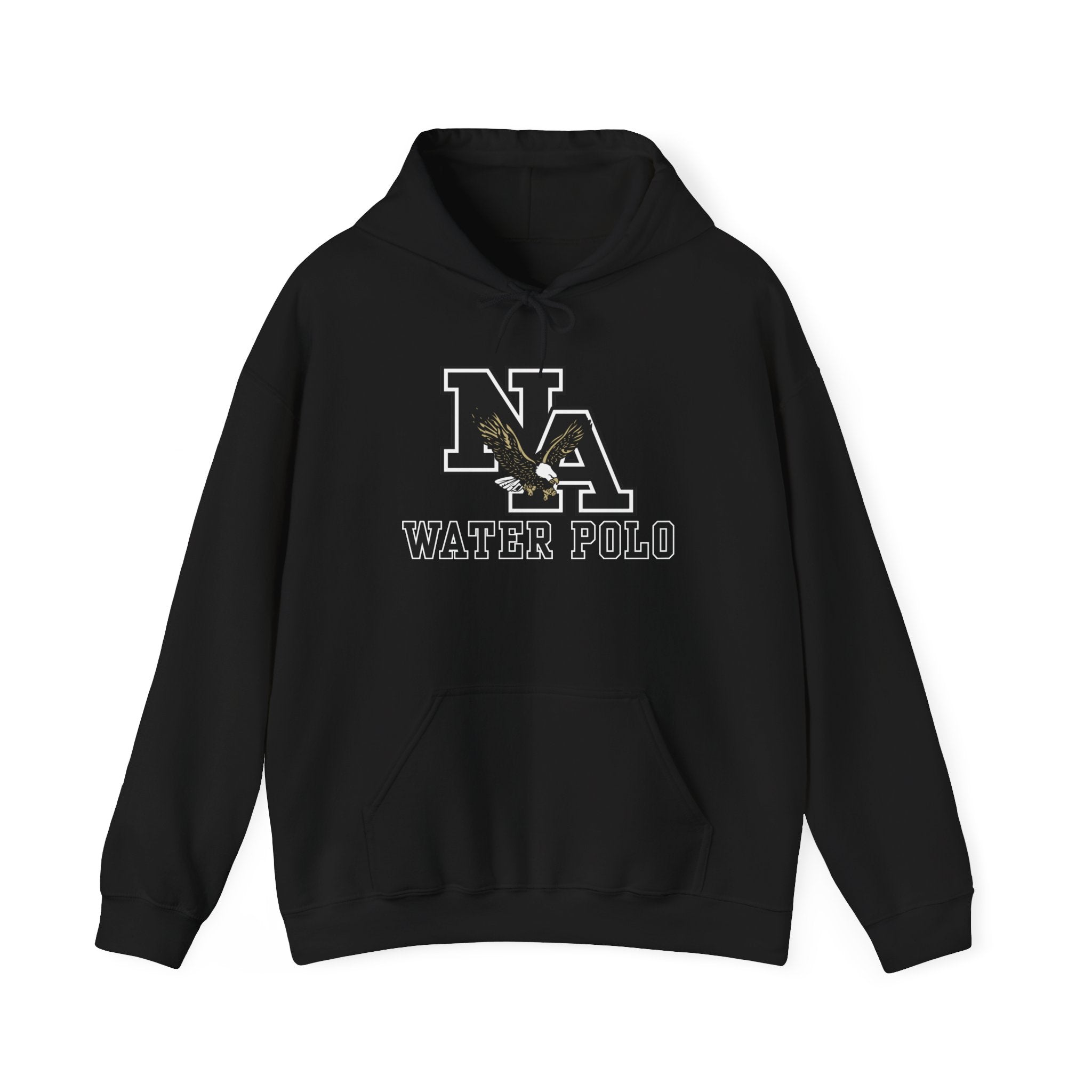 Adult Unisex New Albany Water Polo Classic Black Logo Graphic Hoodie