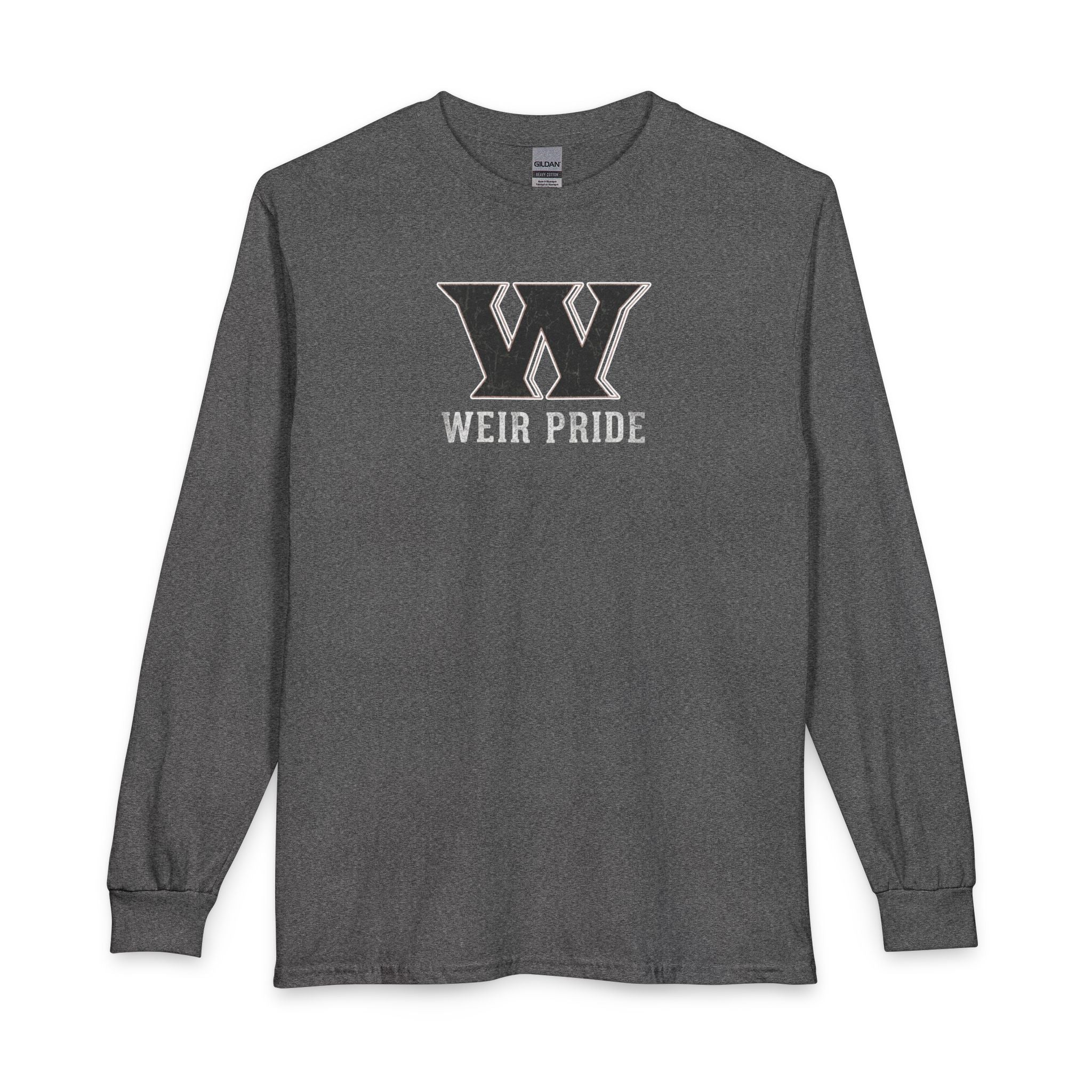 Adult Unisex Weir Pride Vintage Distressed Graphic Long Sleeve Gildan Tee