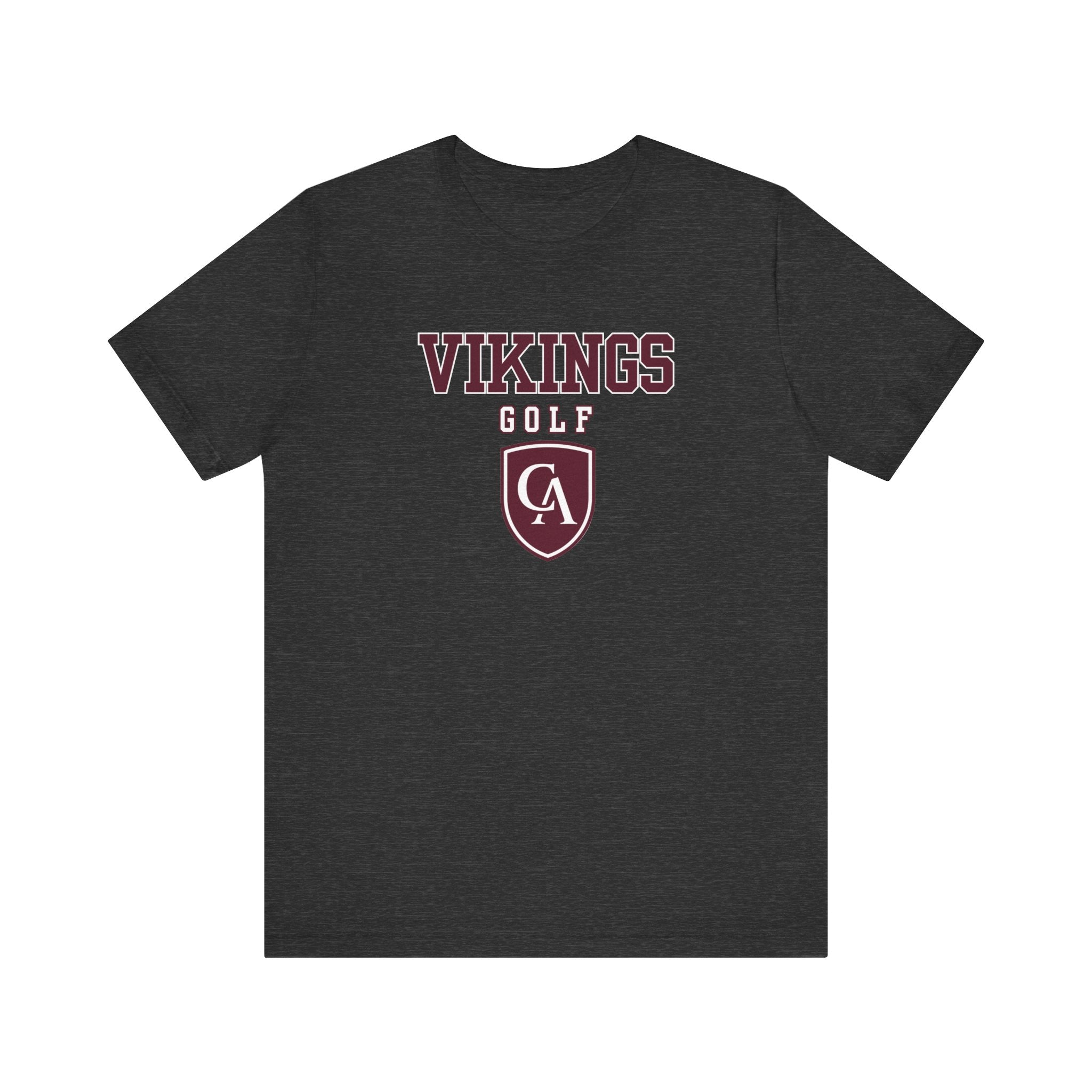 Adult Unisex Columbus Academy Vikings Golf Graphic Short Sleeve Bella + Canvas Soft Tee