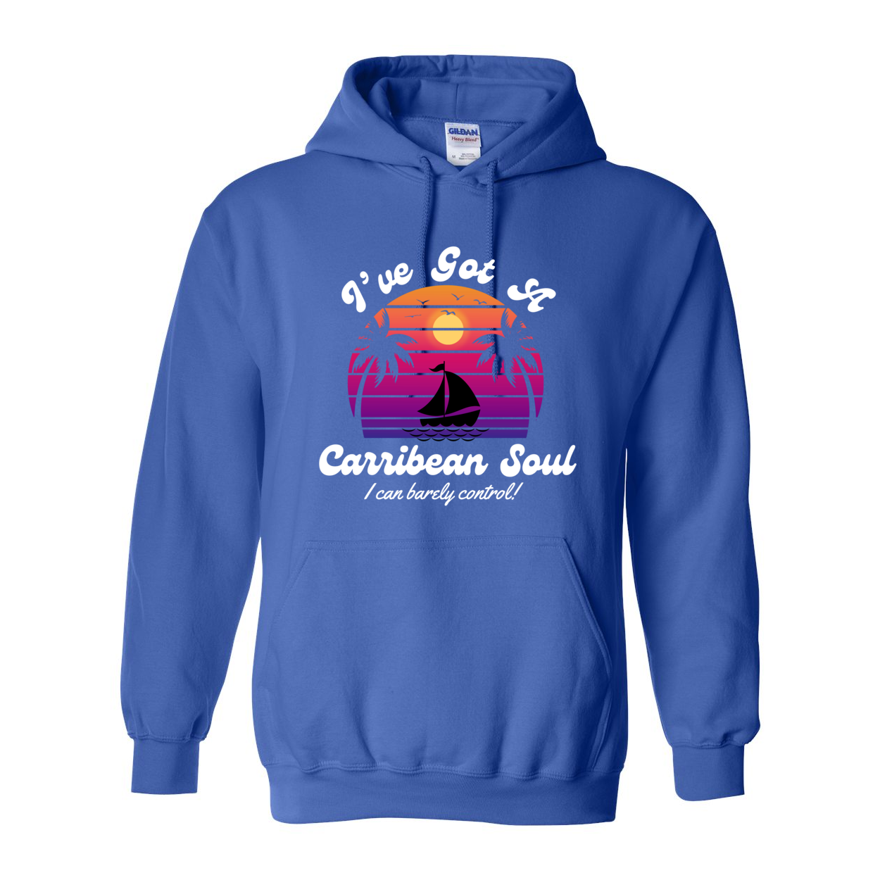 Adult Unisex Carribean Soul Graphic Hoodie