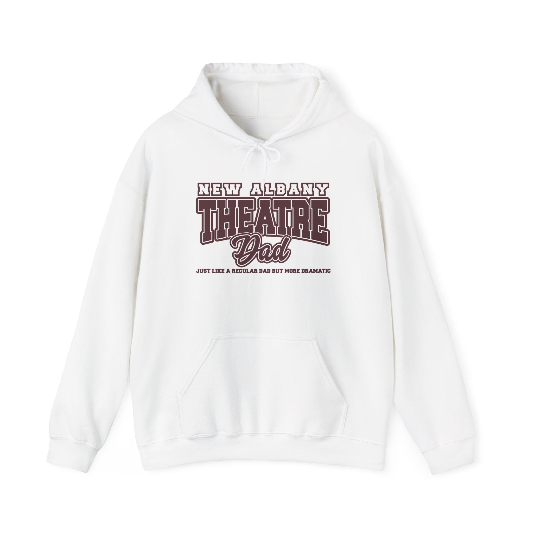 Adult Unisex New Albany Theatre Dramatic Dad Graphic Hoodie