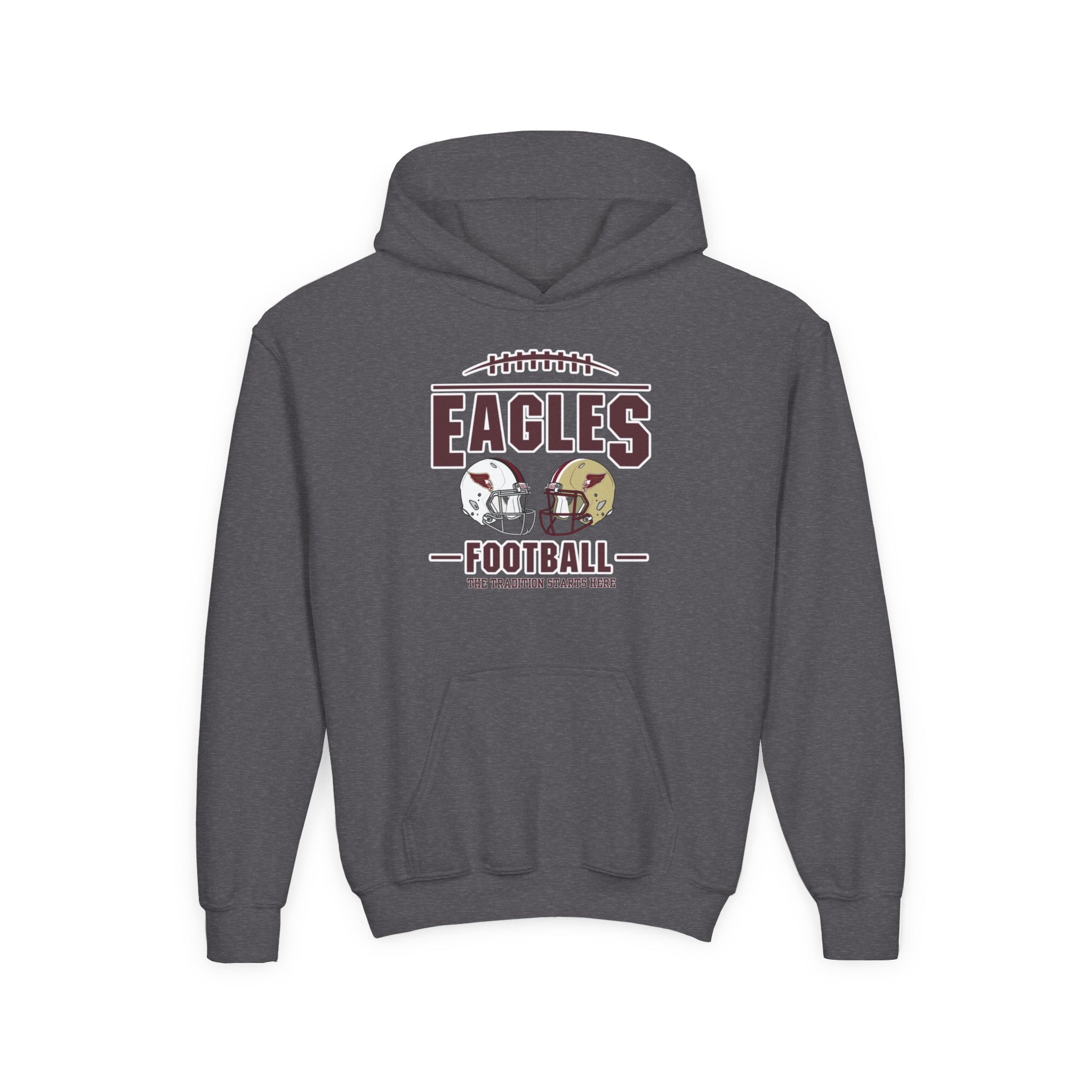 Youth Eagles Tradition Football Graphic Hoodie