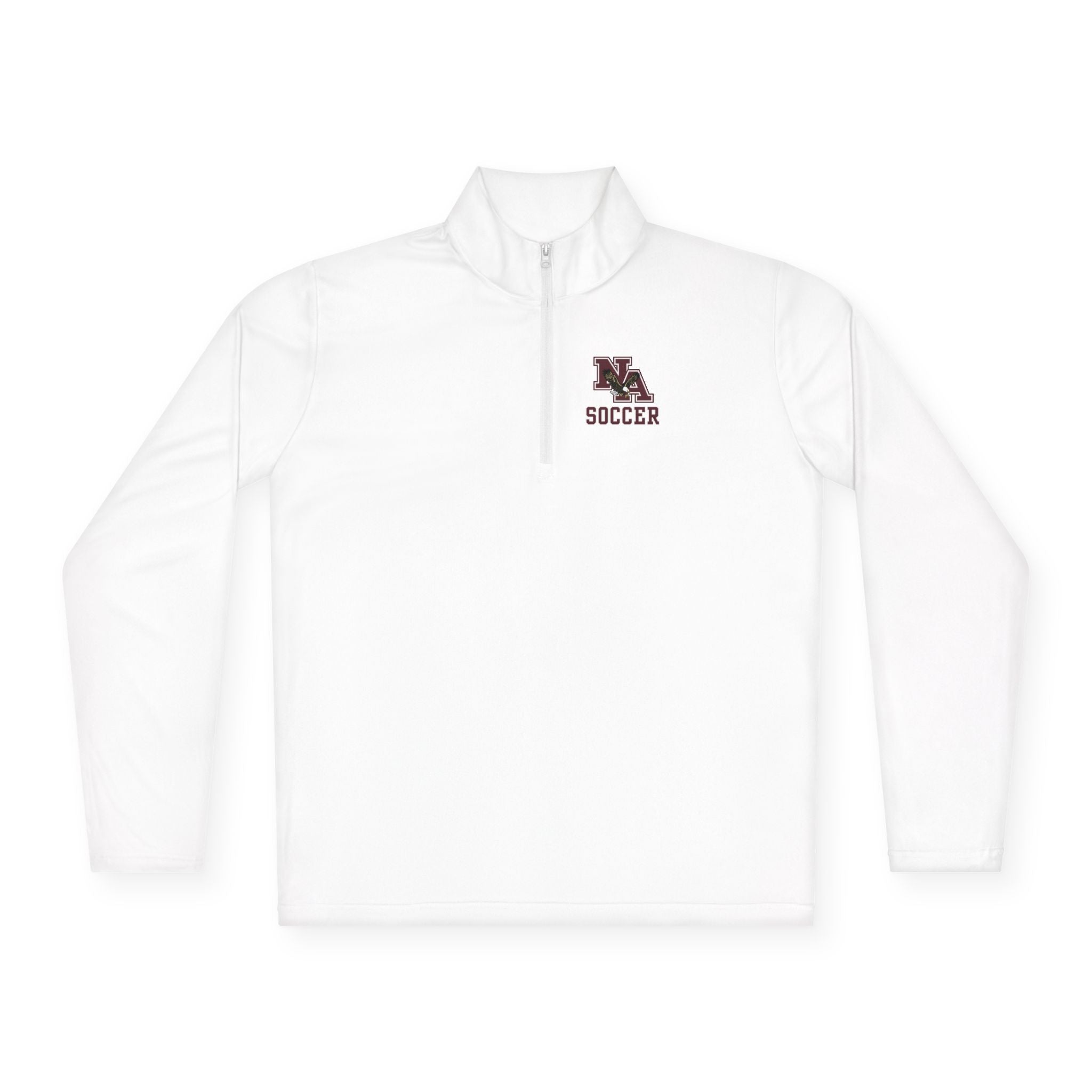 Adult Unisex New Albany Classic Maroon Soccer Logo Graphic Sport-Tek Quarter Zip Pullover