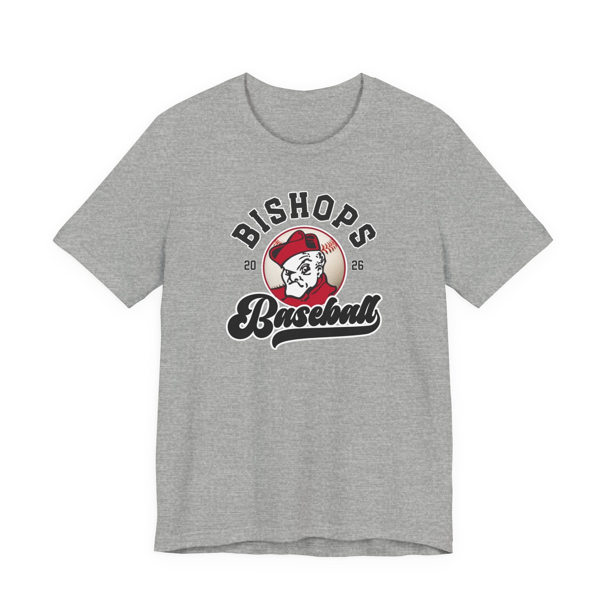 Adult Unisex Battling Bishops 2026 Script Baseball Graphic Short Sleeve Soft Tee