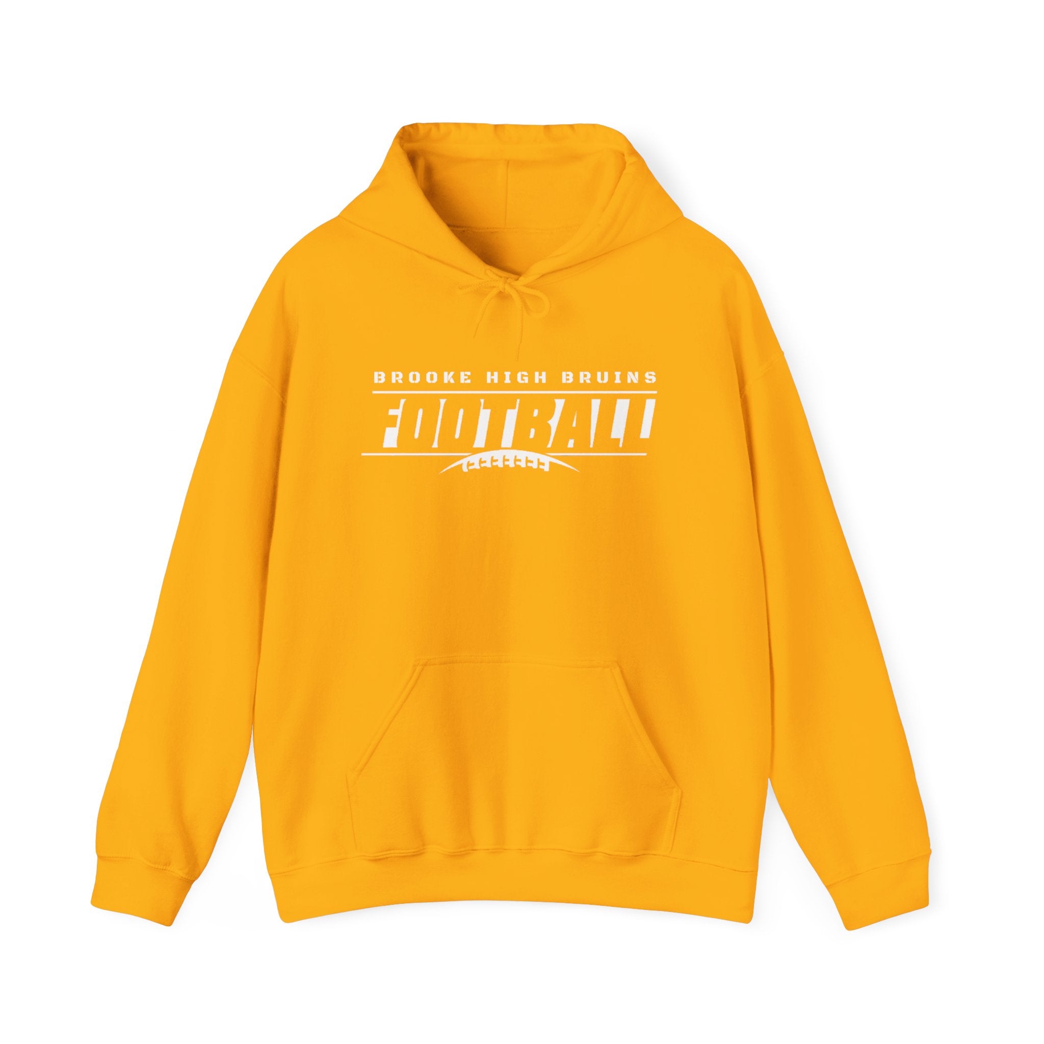 Adult Unisex Brooke High Bruins Goal Line Graphic Hoodie