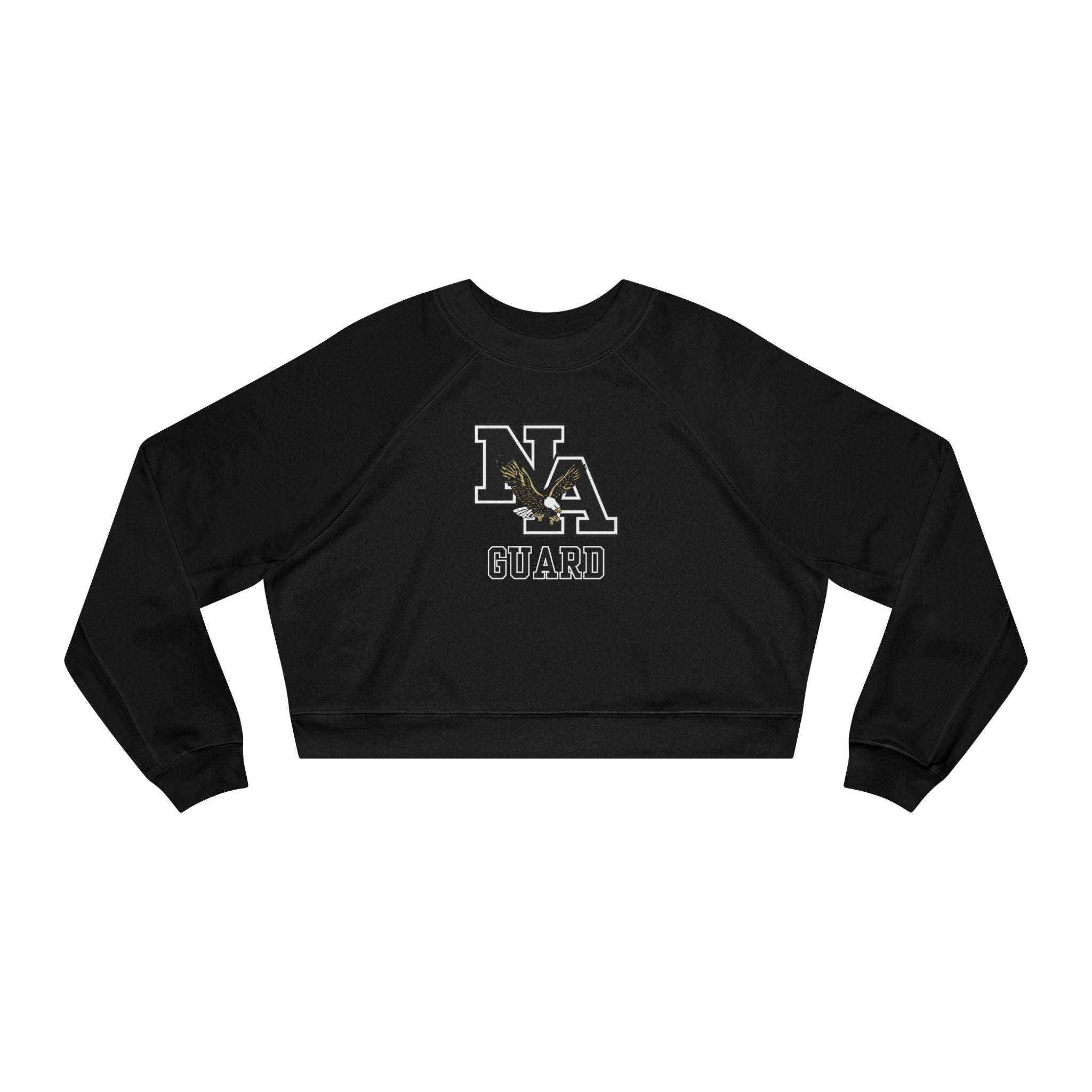 Women's New Albany Logo Guard Graphic Cropped Fleece Sweatshirt