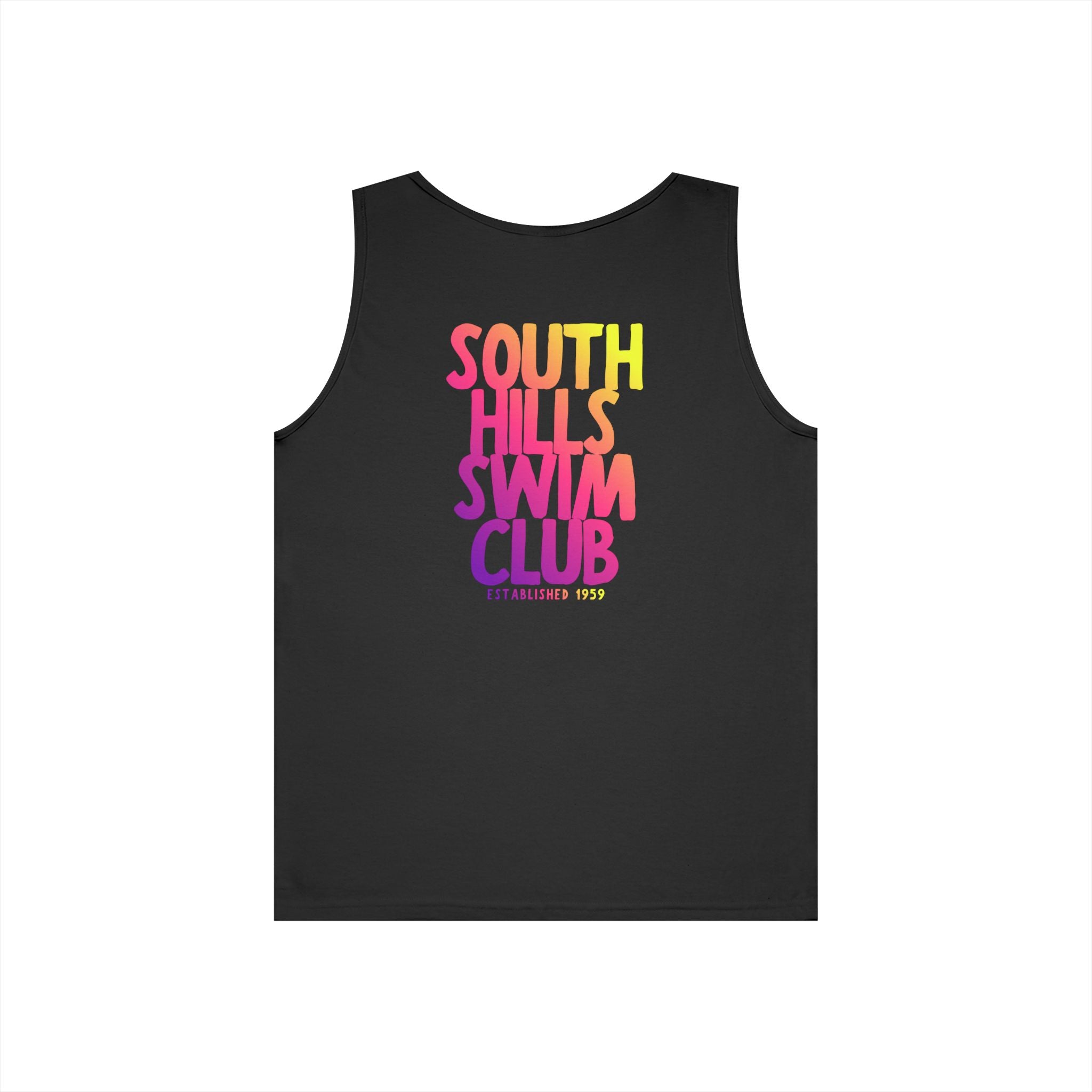 Adult Unisex South Hills Swim Club SHSC Ombre Graphic Tank