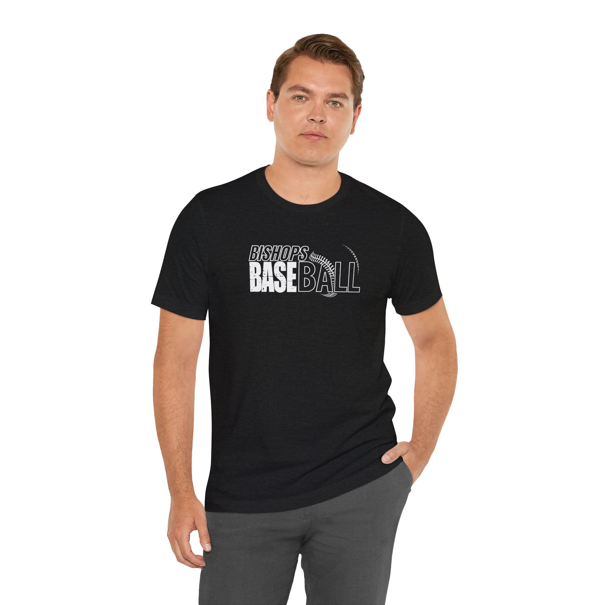 Adult Unisex Bishops Hardball Graphic Short Sleeve Soft Tee