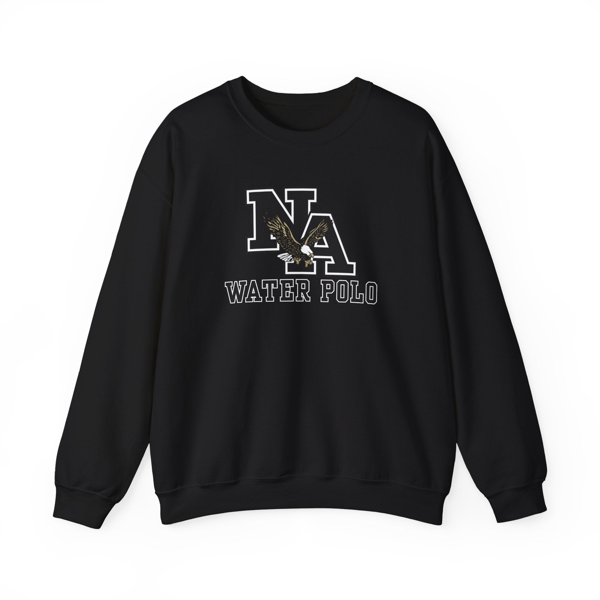 Adult Unisex New Albany Water Polo Classic Black Logo Graphic Sweatshirt