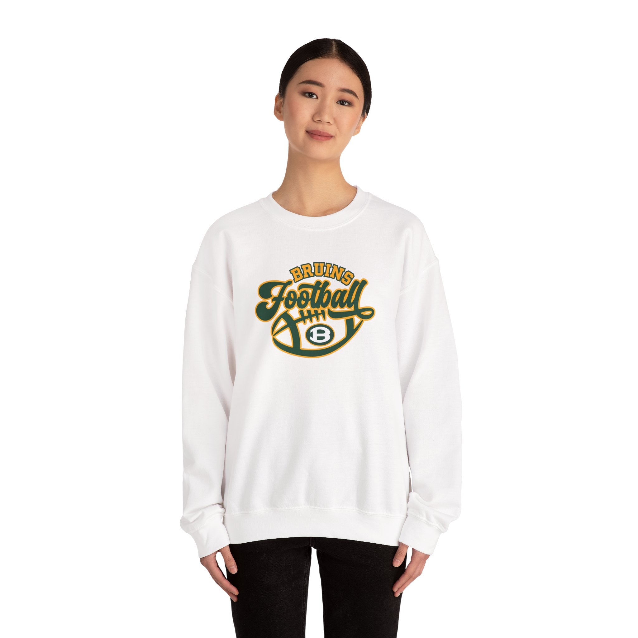 Adult Unisex Bruin Script Football Graphic Sweatshirt