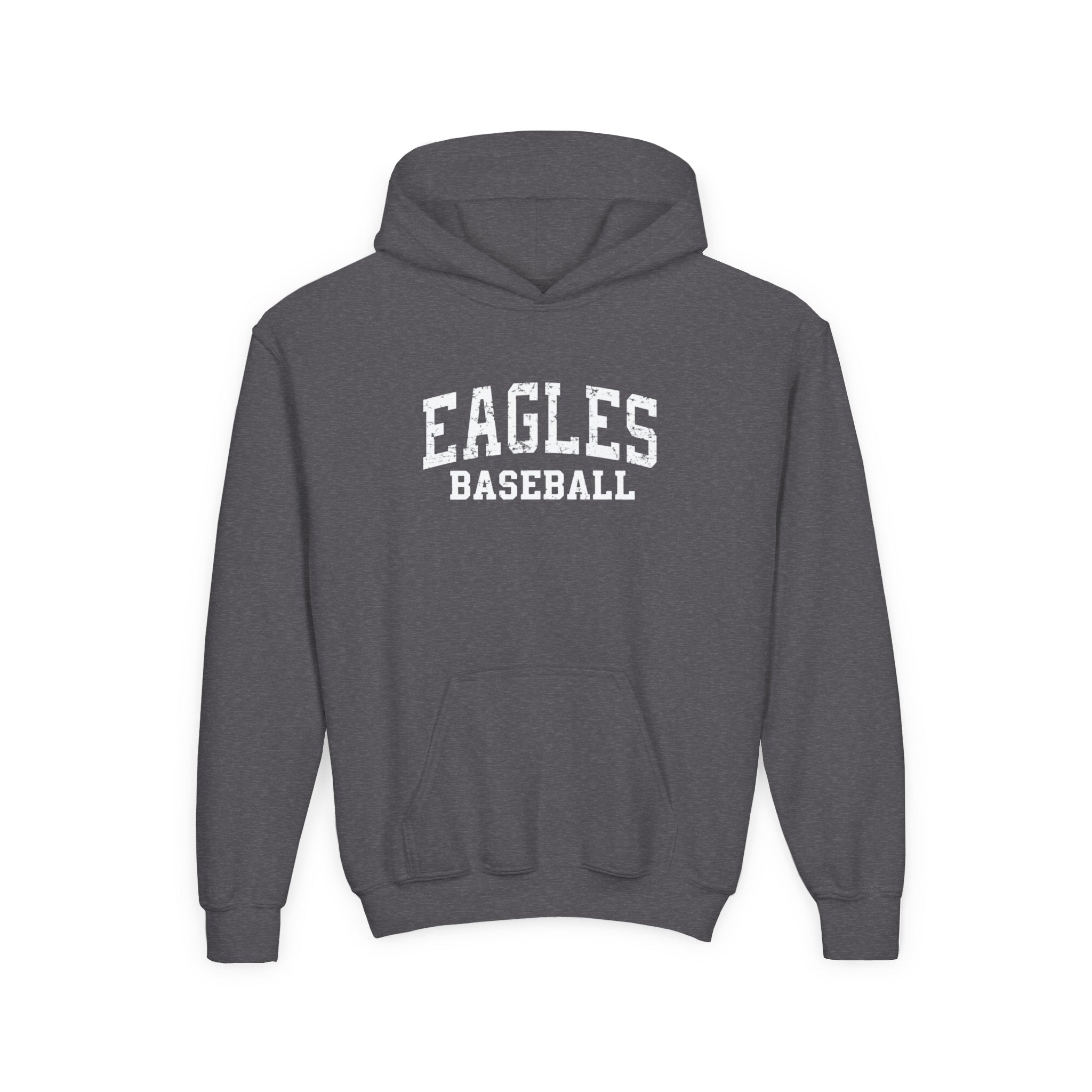 Youth New Albany Eagles Baseball Vintage Distressed Graphic Hoodie