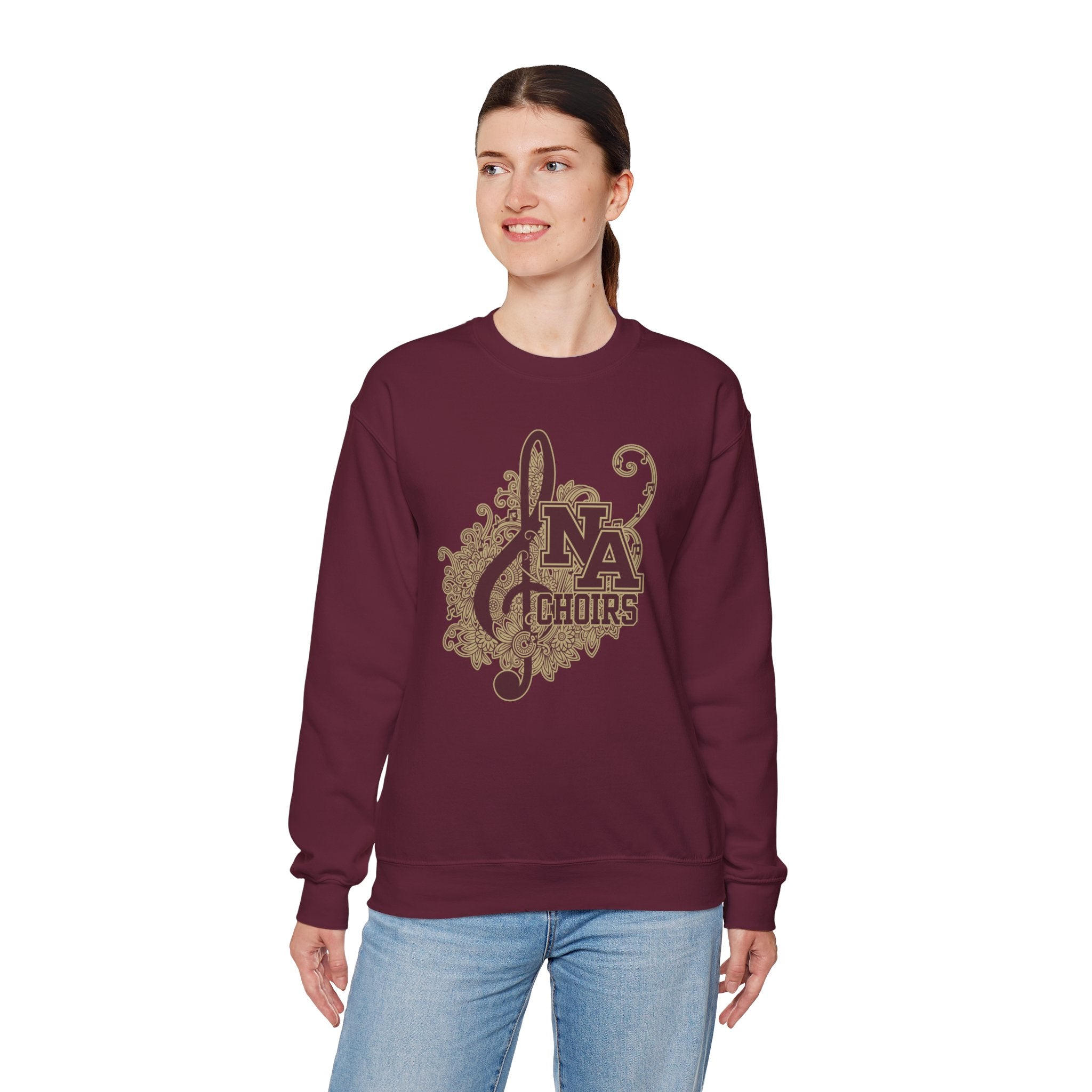 Adult Unisex Floral Medley Choirs Graphic Sweatshirt
