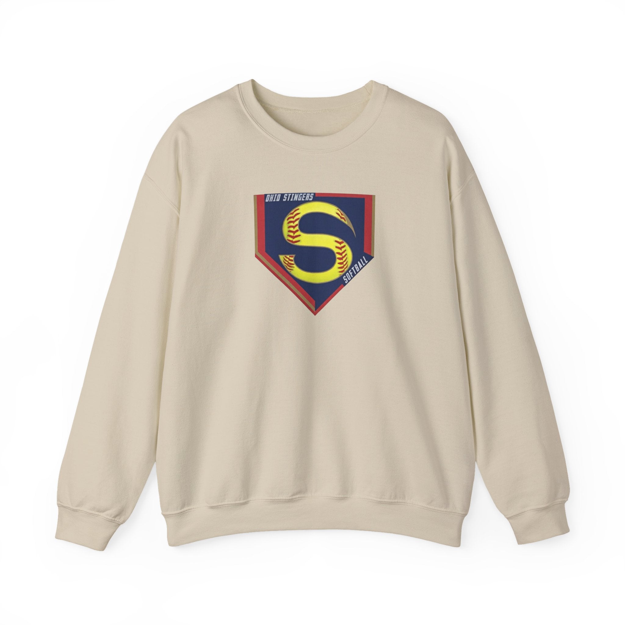 Adult Unisex Stingers Softball Logo Graphic Sweatshirt