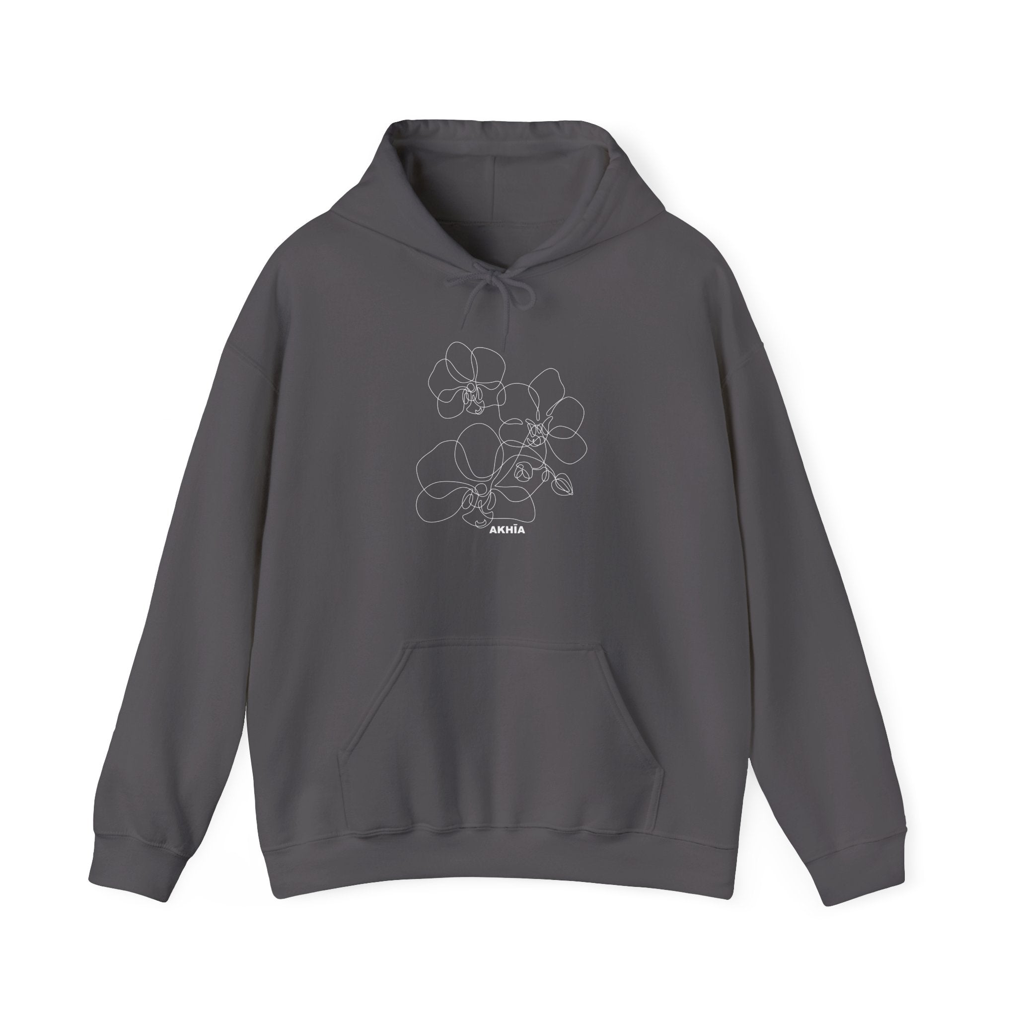 Adult Unisex Orchid Graphic Hoodie - Akhia