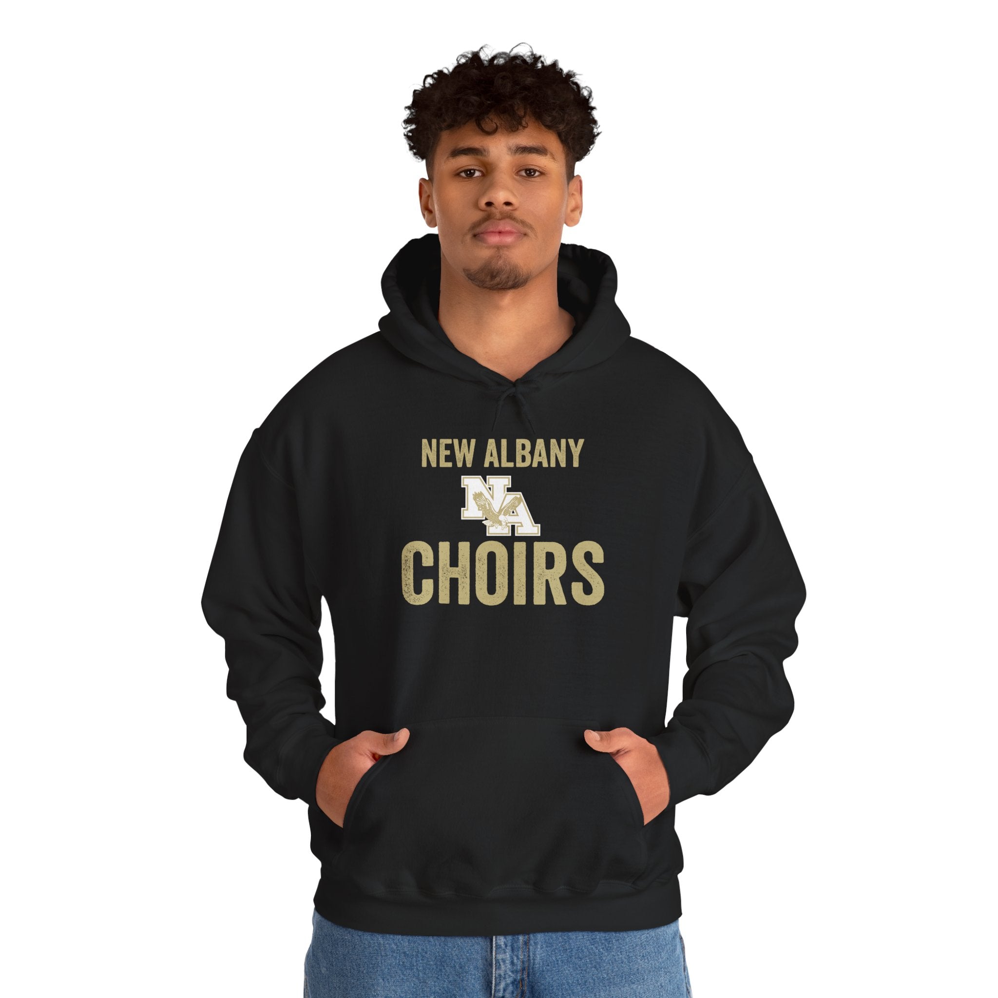 Adult Unisex Vintage Distressed New Albany Choirs Graphic Hoodie