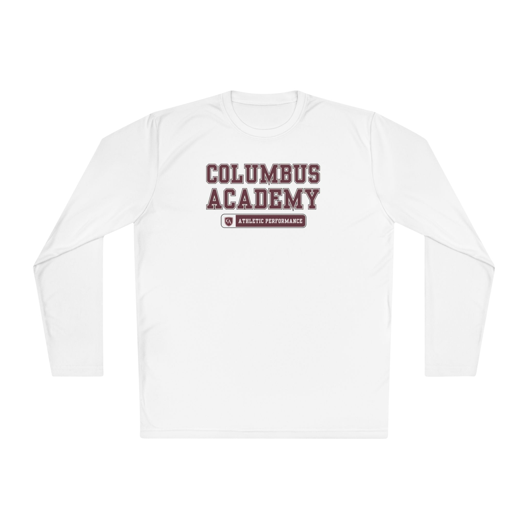 Adult Unisex Columbus Academy Athletic Performance Graphic Sport-Tek Competitor Performance Long Sleeve Tee