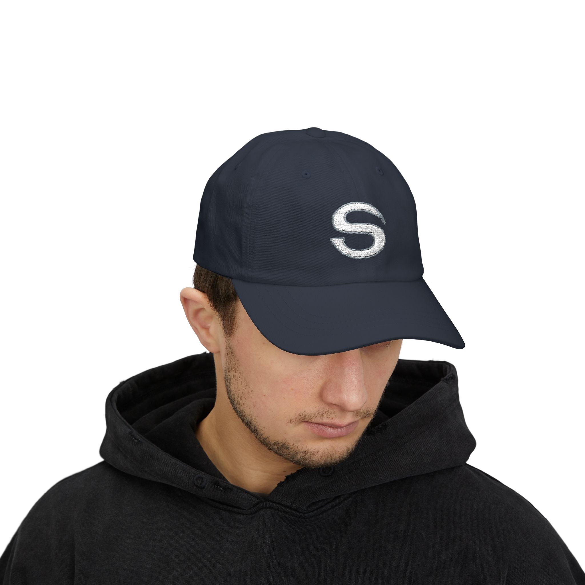 Adult Unisex Stingers White S Embroidered Logo Dad Cap