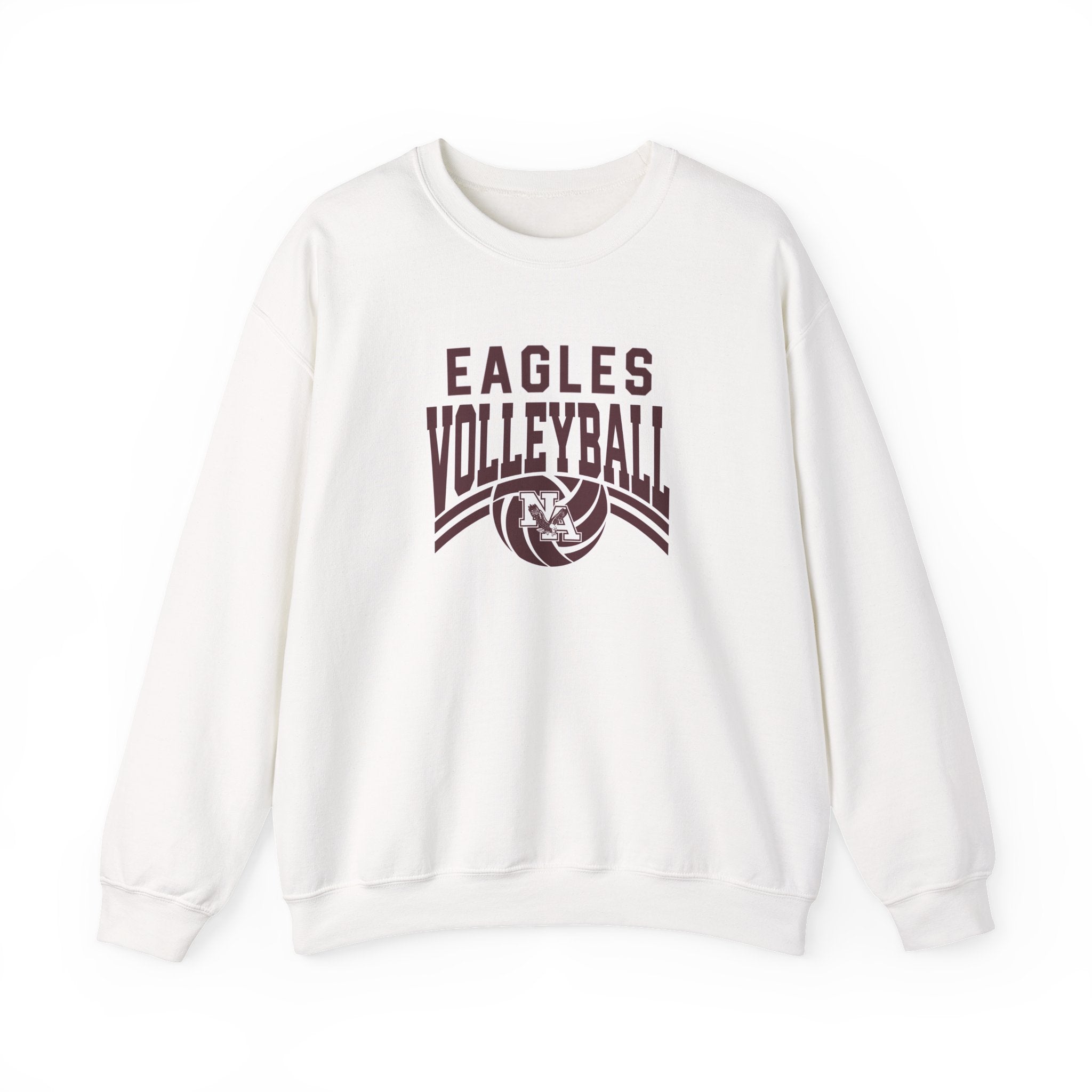 Adult Unisex New Albany Volleyball Varsity Arch Graphic Sweatshirt