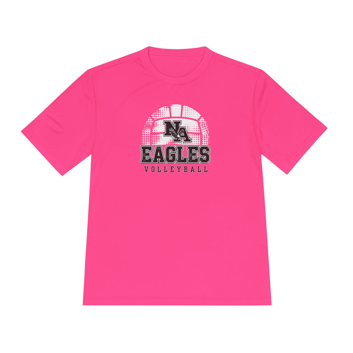 Adult Unisex New Albany Eagles Spike it Graphic Sport-Tek Competitor Performance Tee