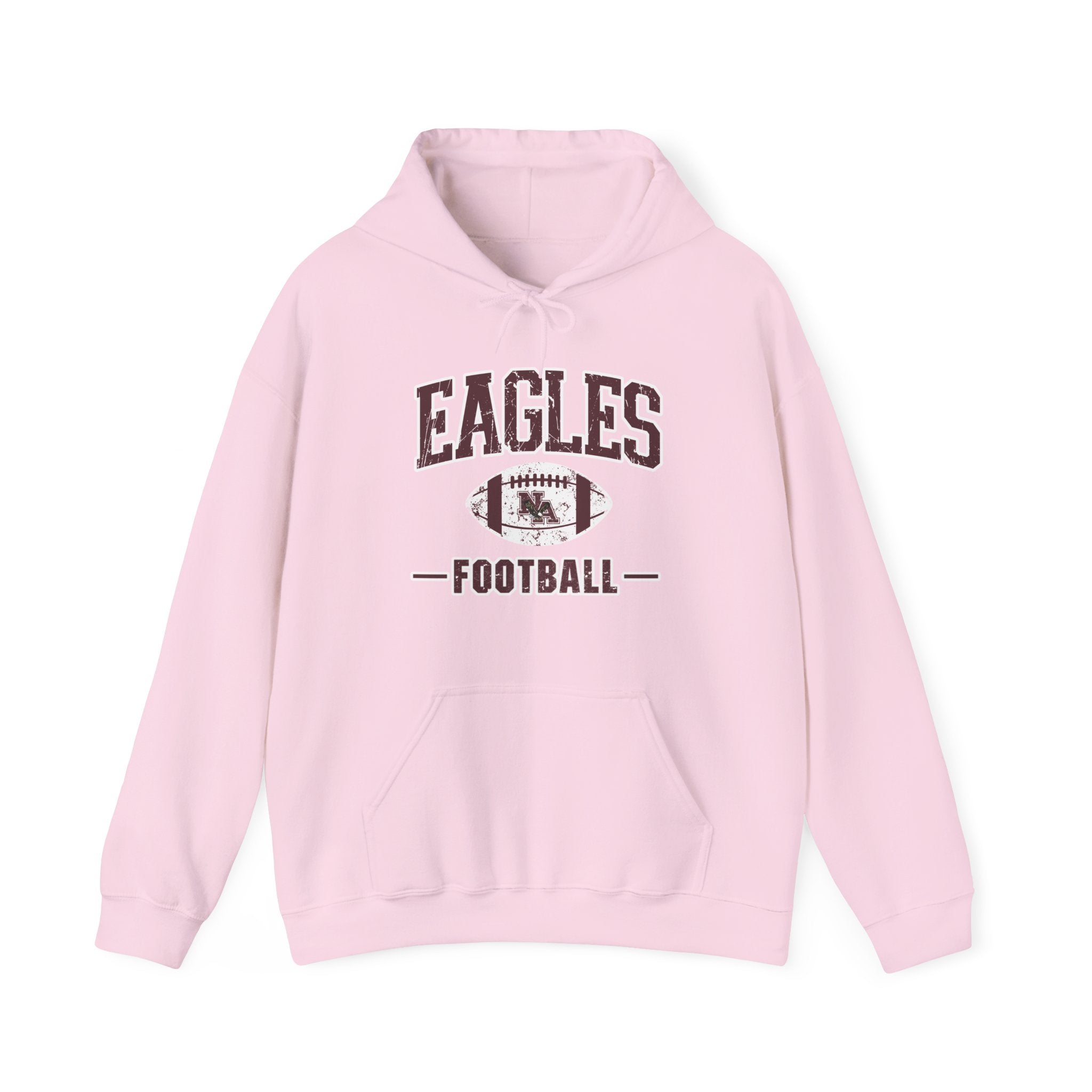Adult Unisex Eagles Football Vintage Distressed Graphic Hoodie
