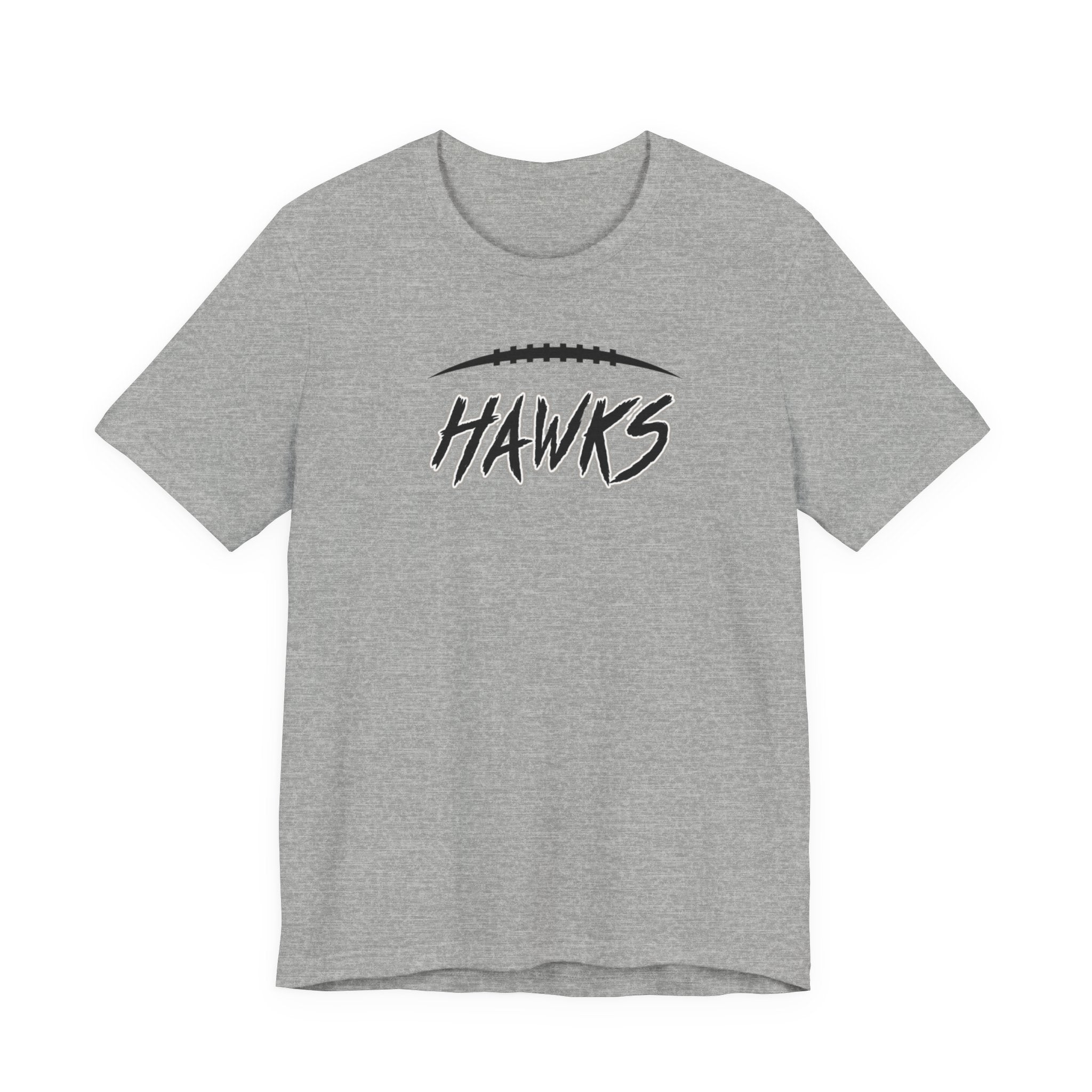 Adult Unisex Westerville Central Fighting Football Hawks Graphic Short Sleeve Soft Tee