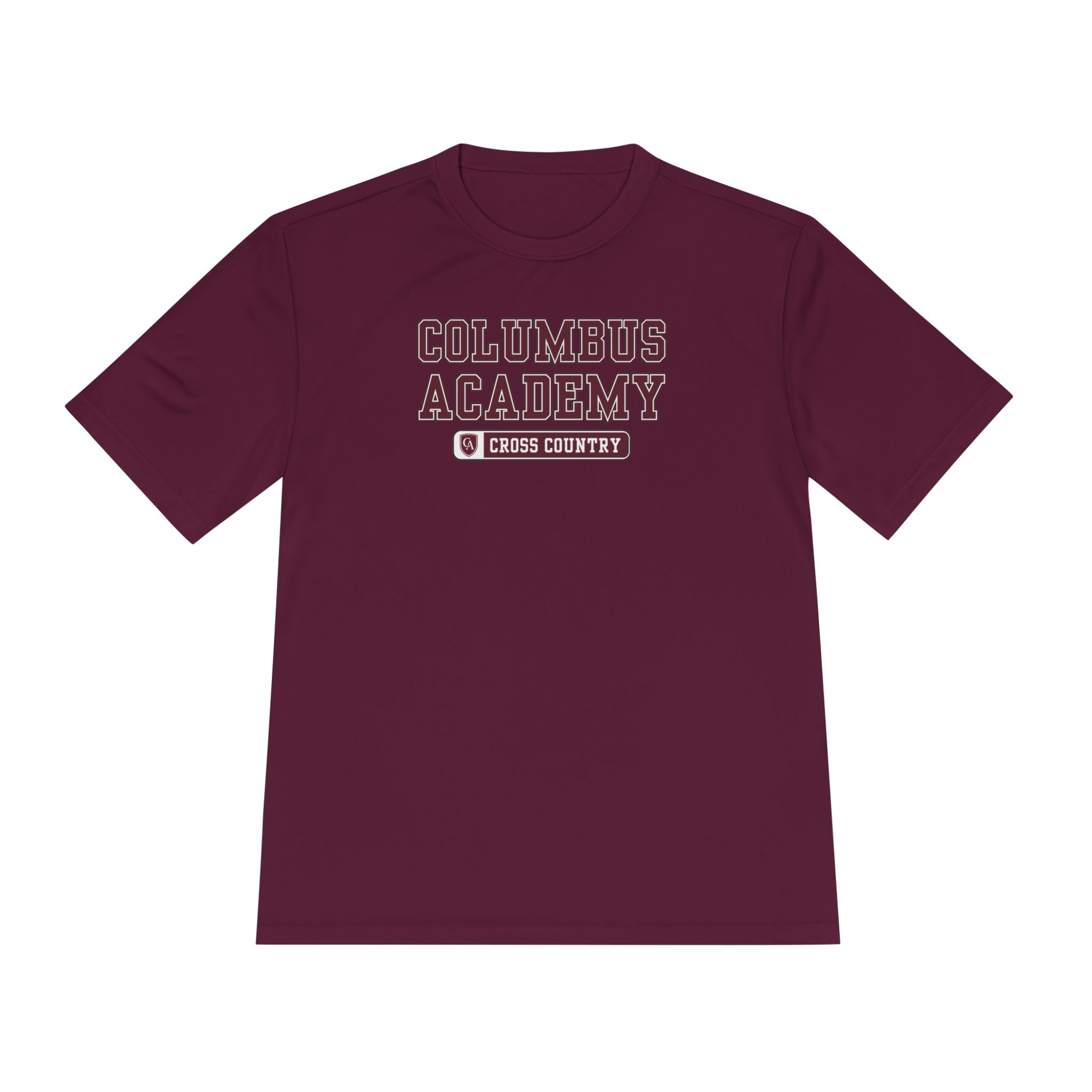 Adult Unisex Columbus Academy Cross Country Graphic Sport-Tek Competitor Performance Tee