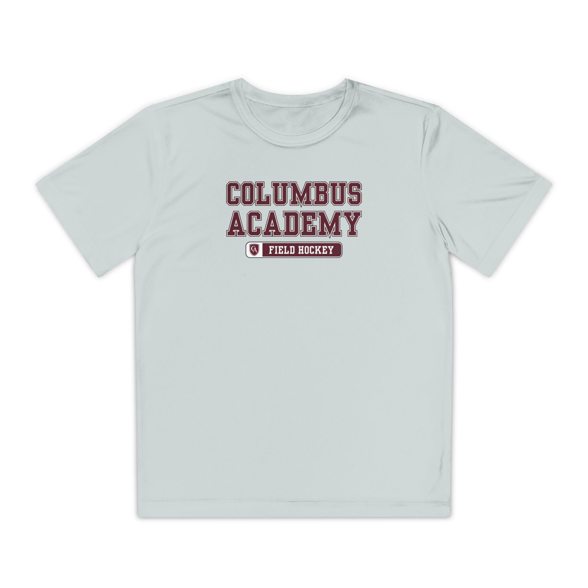 Youth Columbus Academy Field Hockey Graphic Sport-Tek Competitor Performance Tee