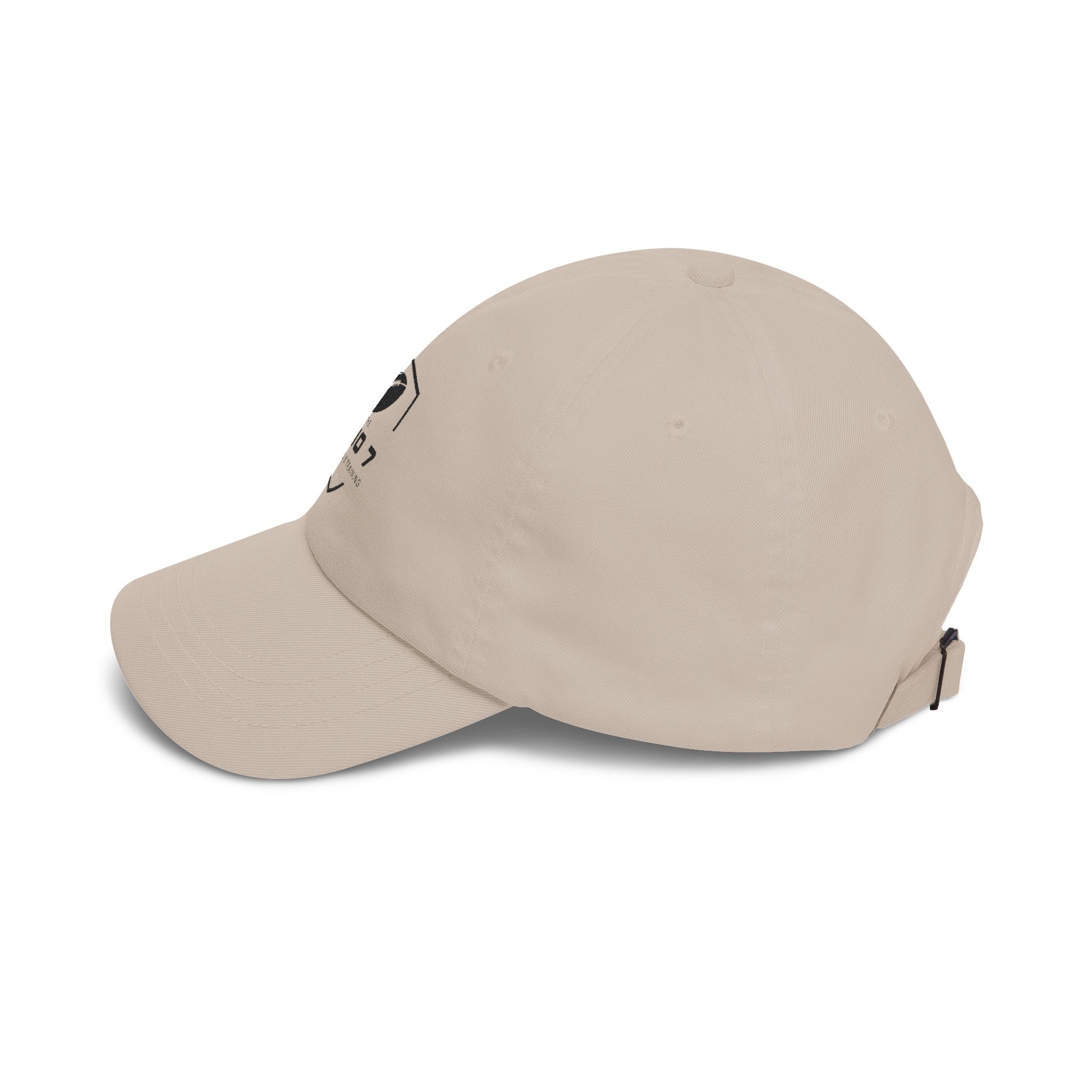 Adult Unisex The Ohio 7 Black Embroidered Logo Dad Cap