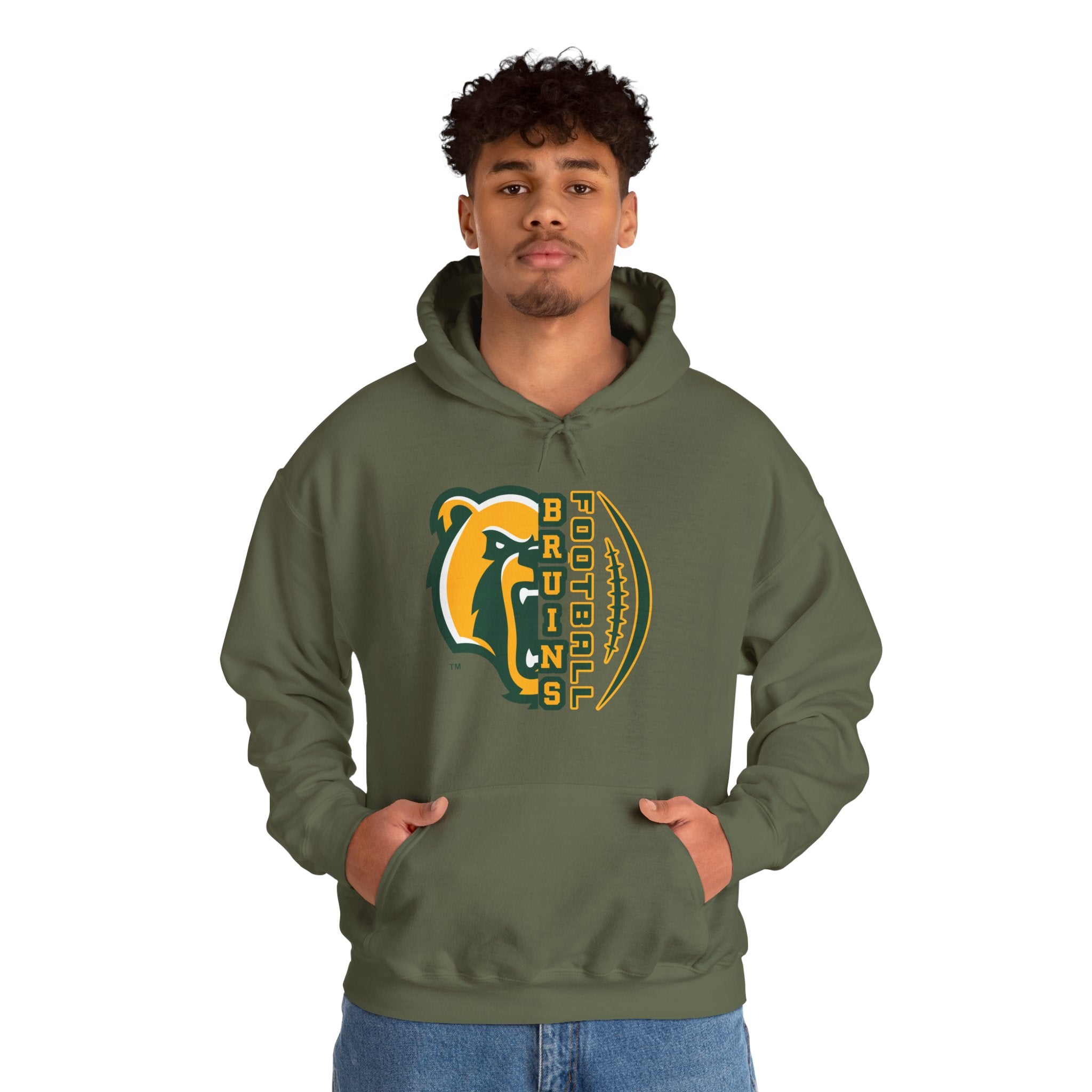 Adult Unisex Epic Bruin Football Graphic Graphic Hoodie
