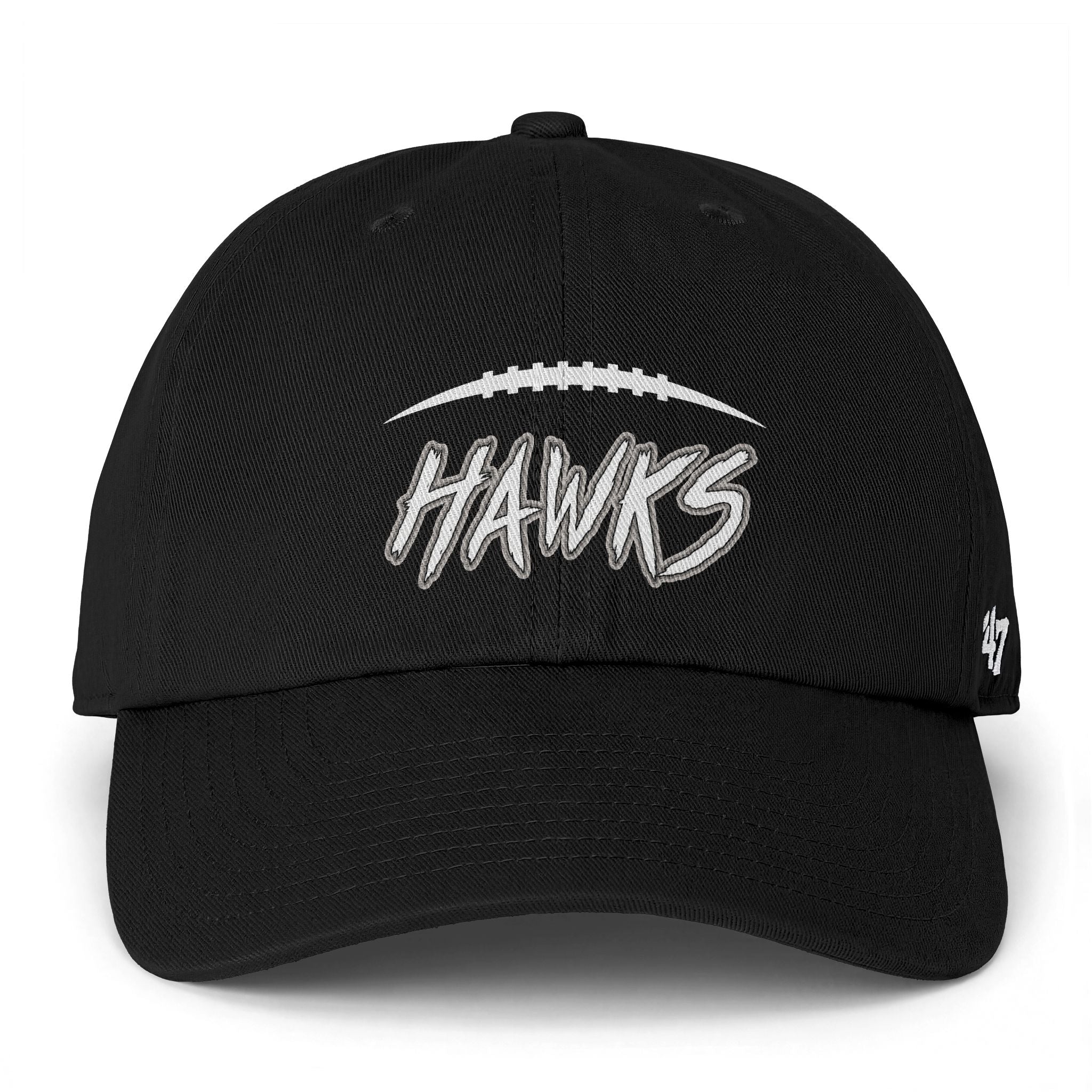 Adult Unisex Westerville Central Football Graphic 47 Brand Clean Up Cap