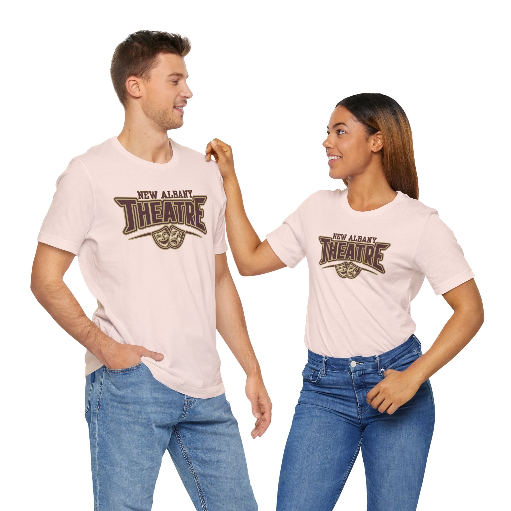 Adult Unisex New Albany Theatre Showtime Graphic Short Sleeve Soft Tee