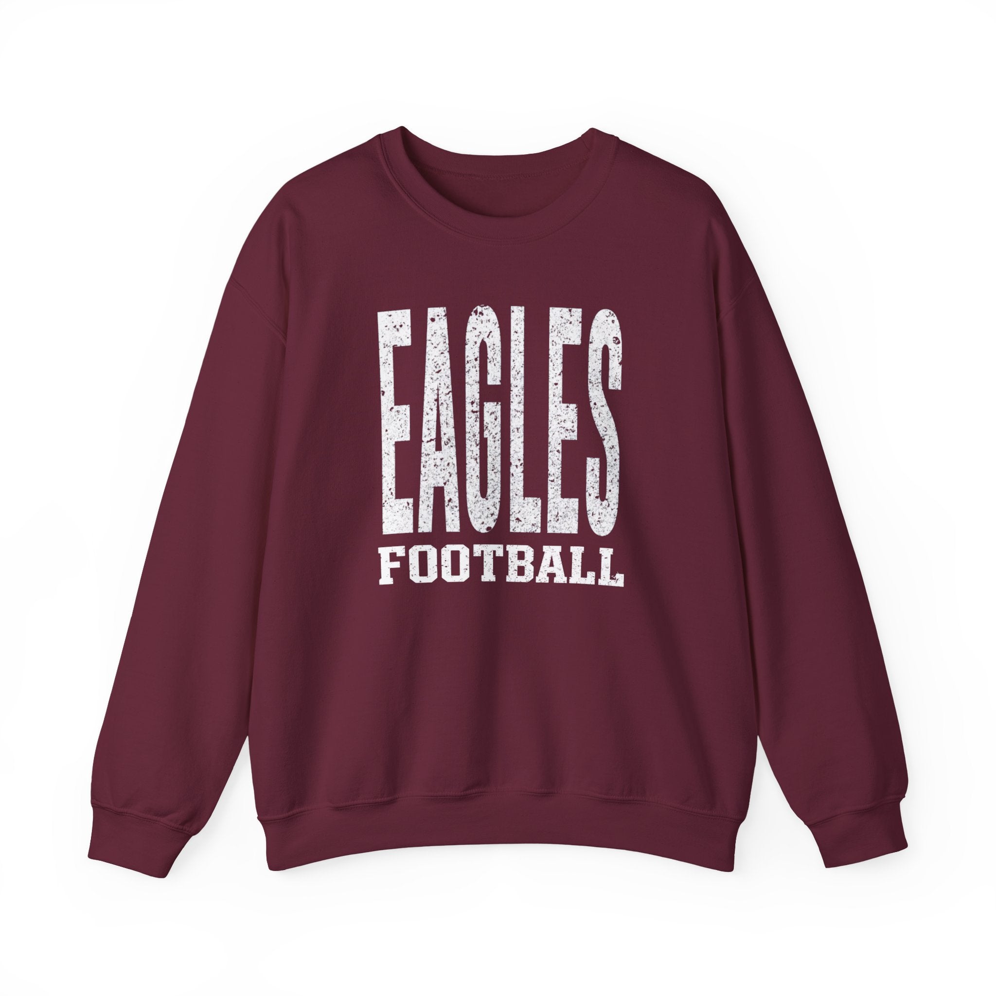 Adult Unisex New Albany Football Distressed Enlarged Graphic Sweatshirt