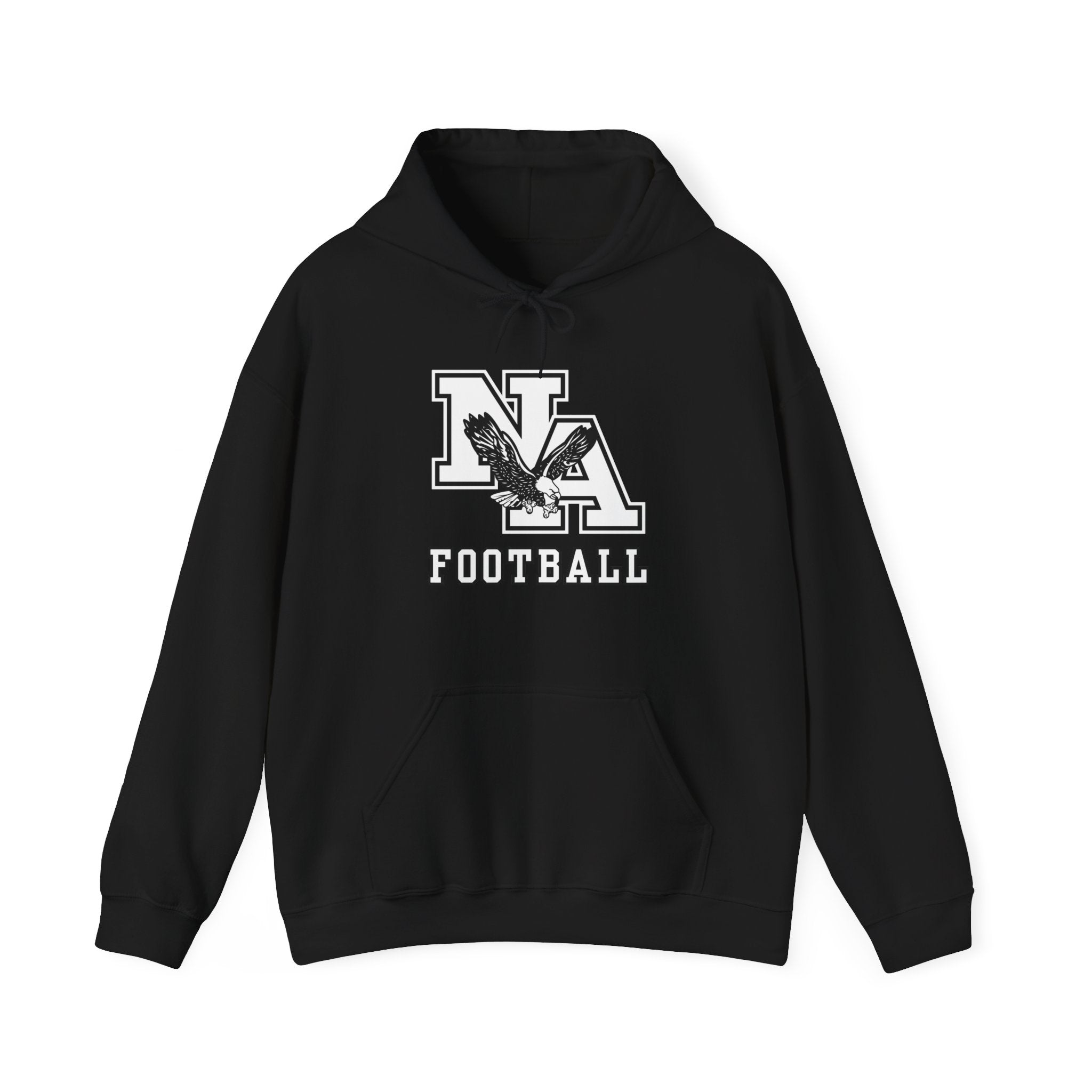 Adult Unisex Classic Logo White Football Graphic Hoodie