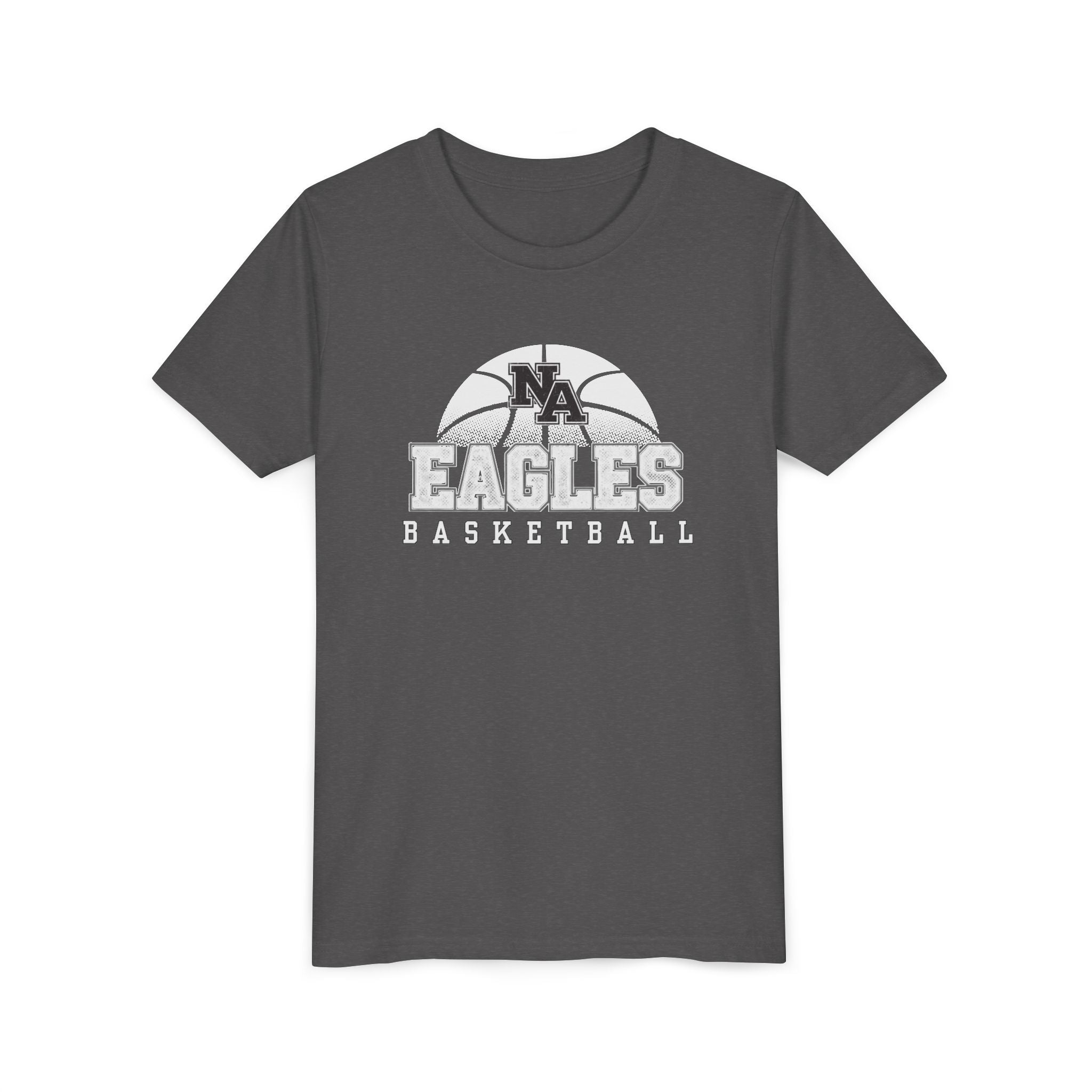 Youth New Albany Eagles Basketball Fast Break Graphic Short Sleeve Soft Tee