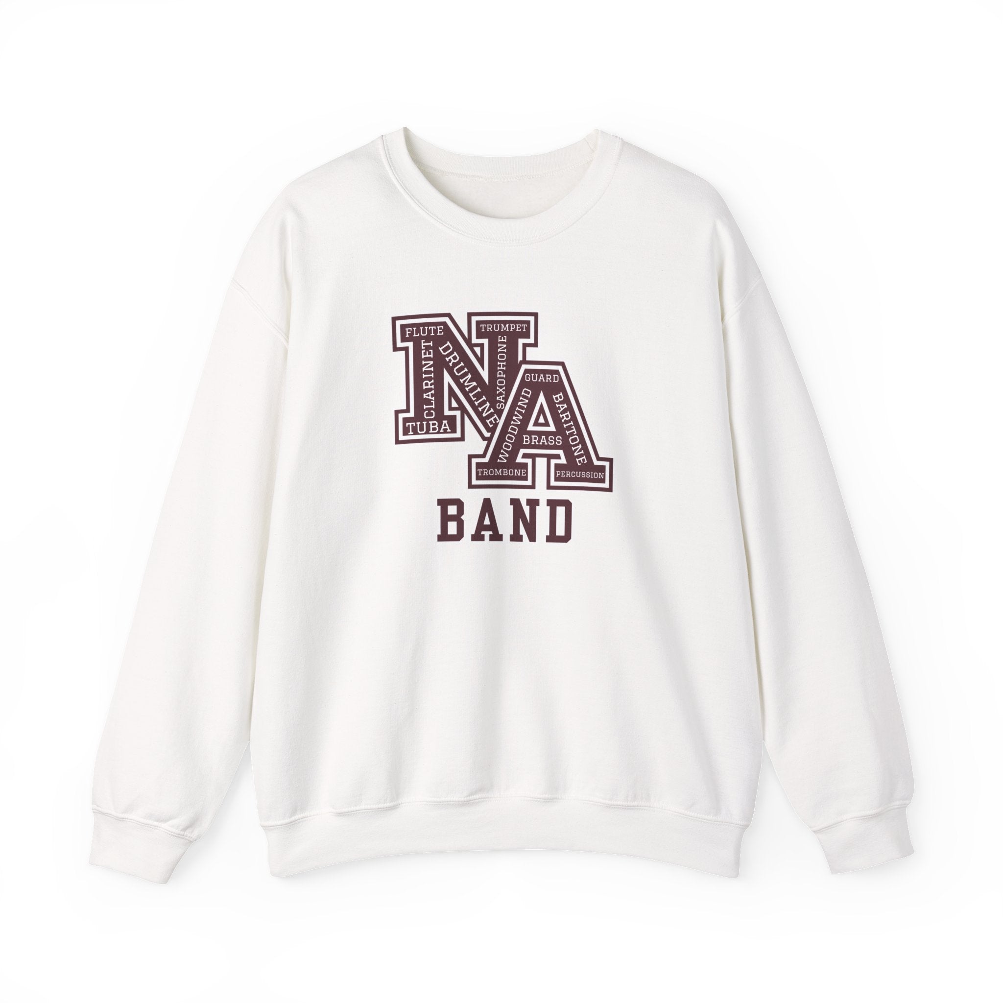 Adult Unisex New Albany Band Word Logo Graphic Sweatshirt